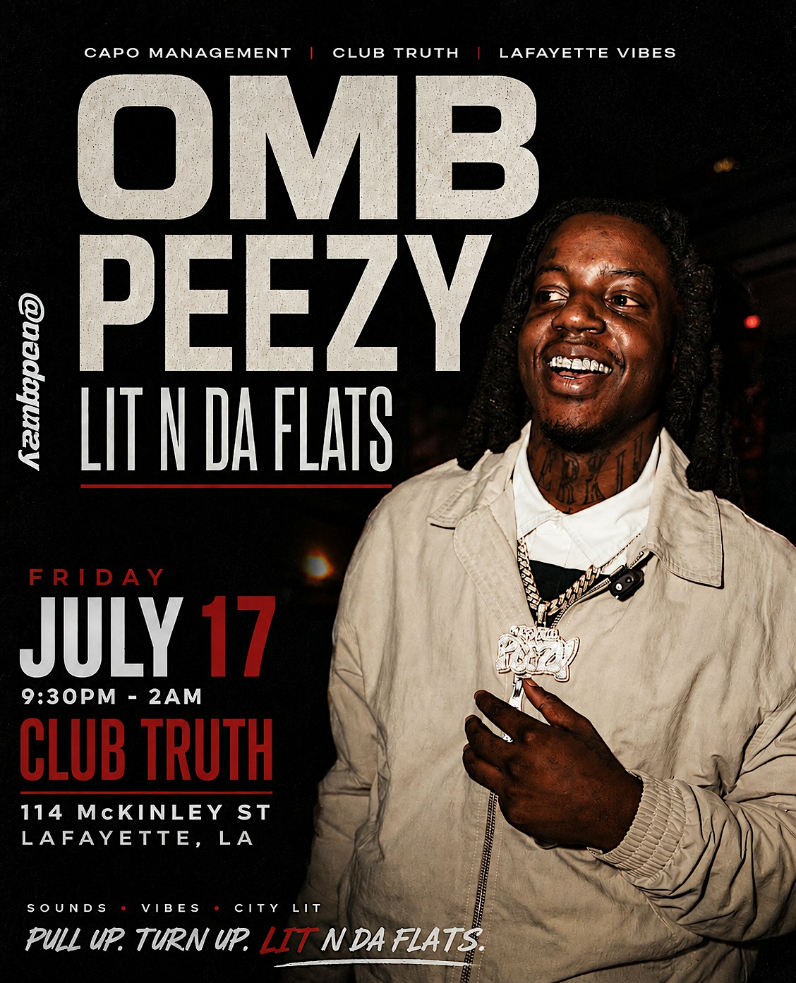 OMB PEEZY LAFFY at 114 McKinley St – Lafayette, LA