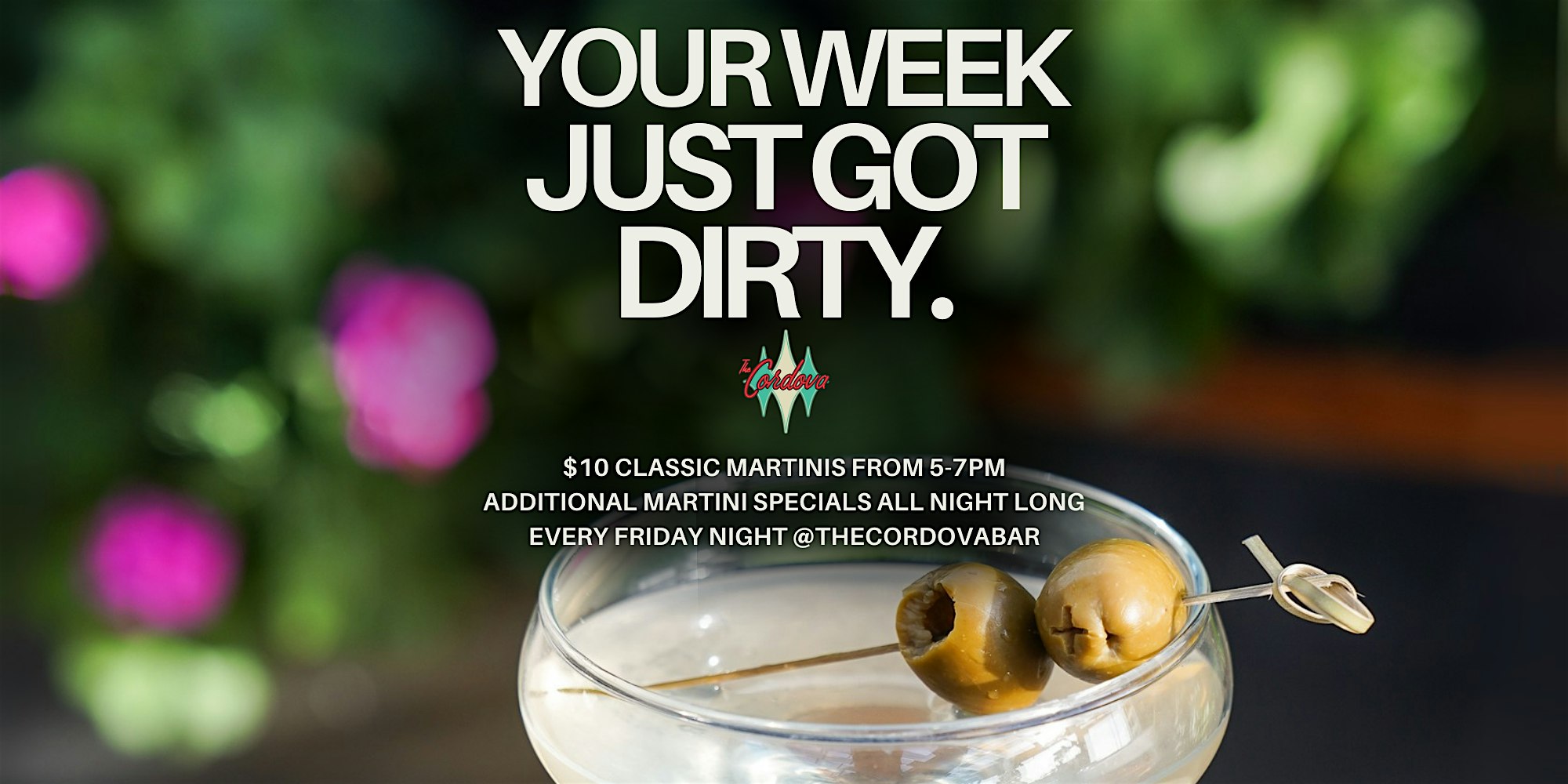 Friday Martini Night at The Cordova Bar, Morena Boulevard, San Diego, CA, USA – San Diego, CA