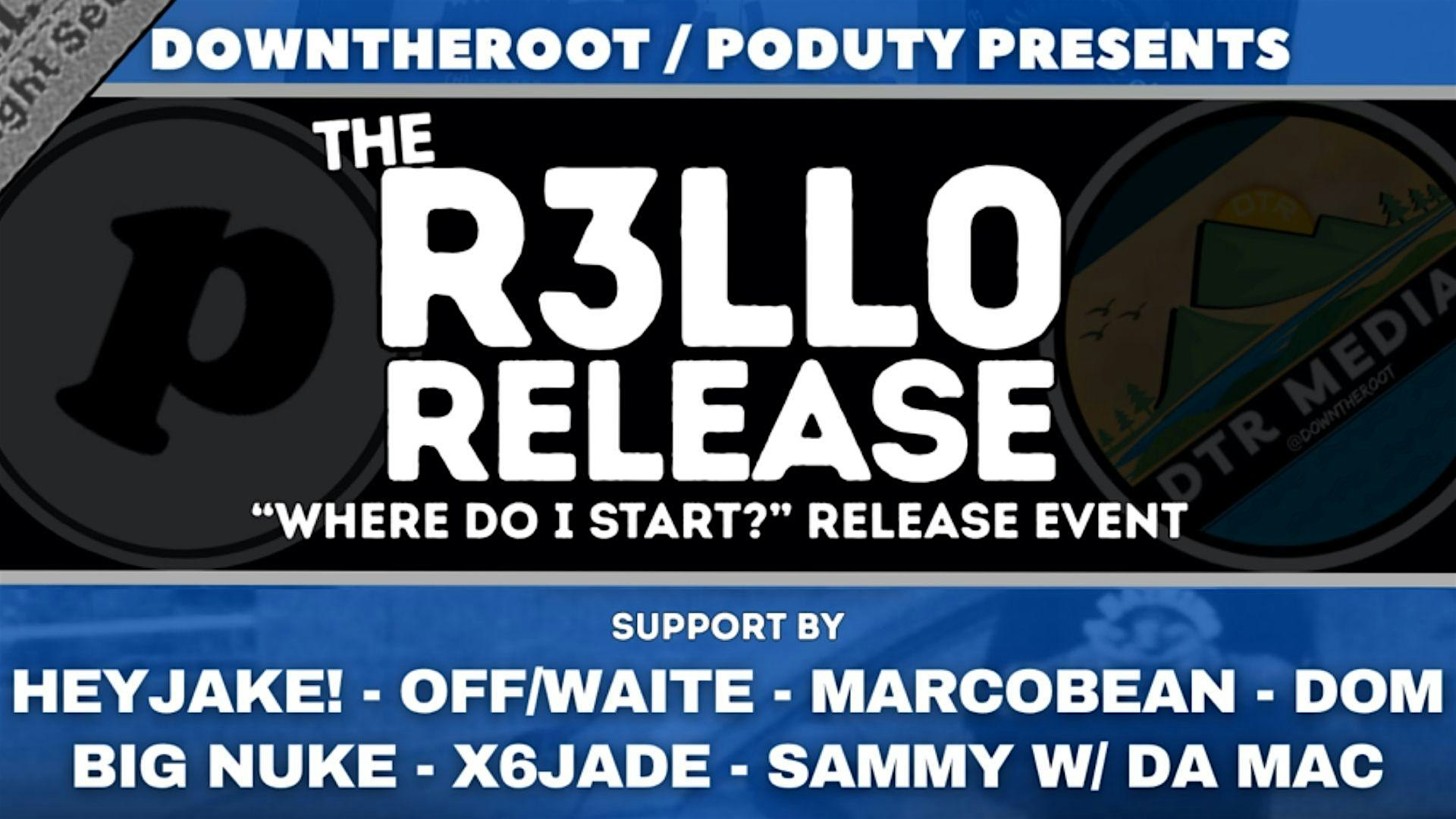 R3LL0 Release Event. Where Do I Start? at Poduty Live’s Podcast Theater at Harrisons on Corbet – Tarentum, PA
