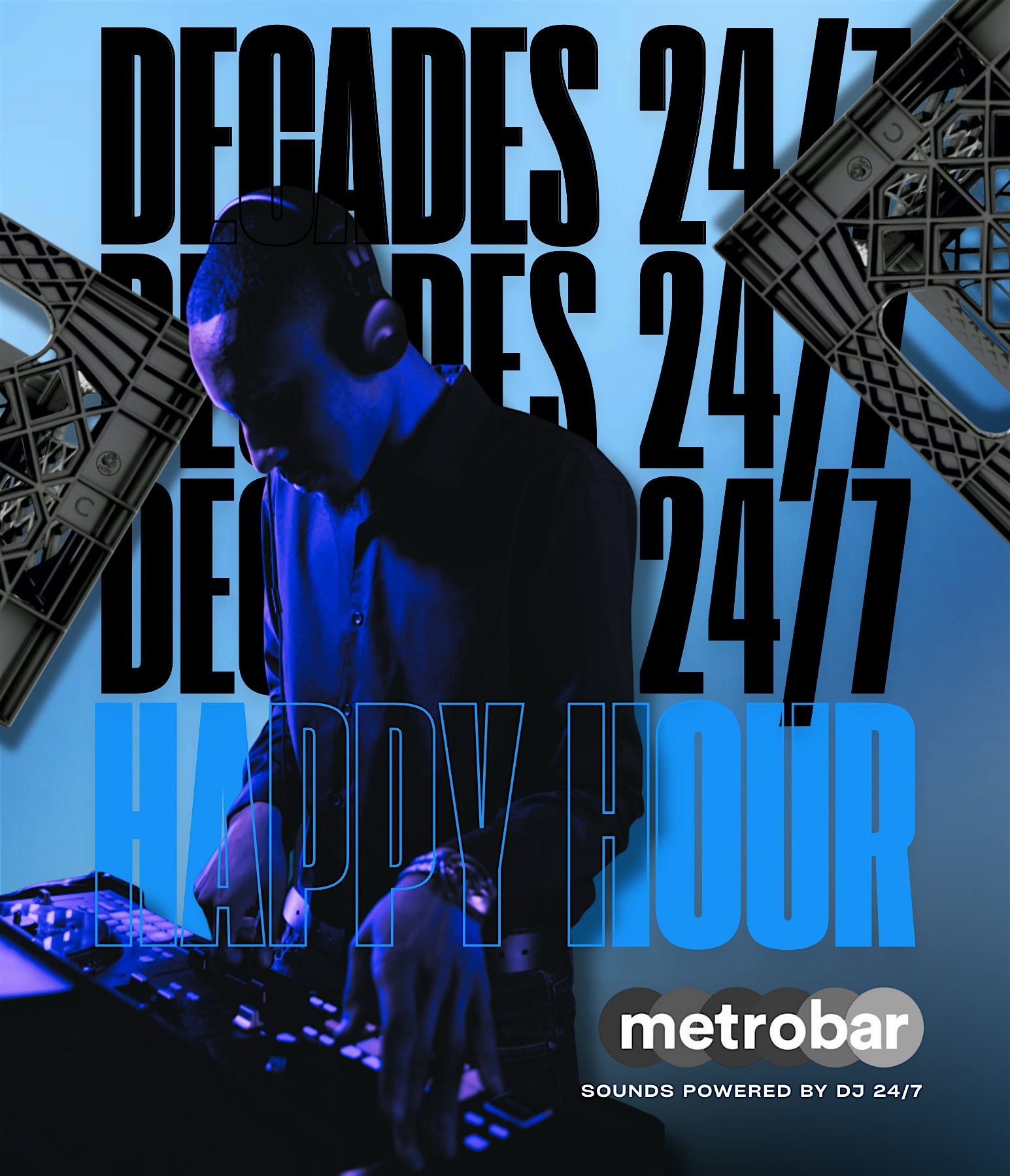Decades & Friends Happy Hour with DJ 24/7 at metrobar DC – Washington, DC