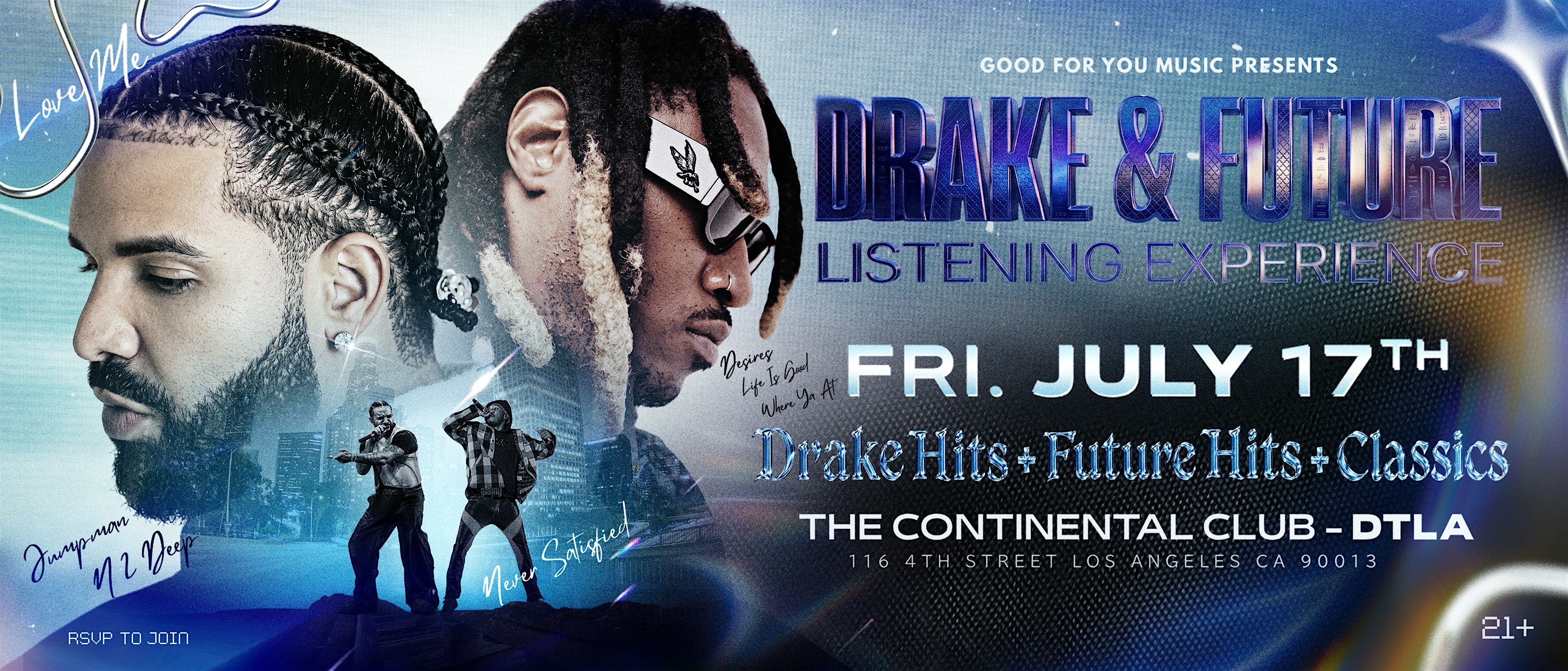 The Drake & Future Listening Experience at The Continental Club – Los Angeles, CA