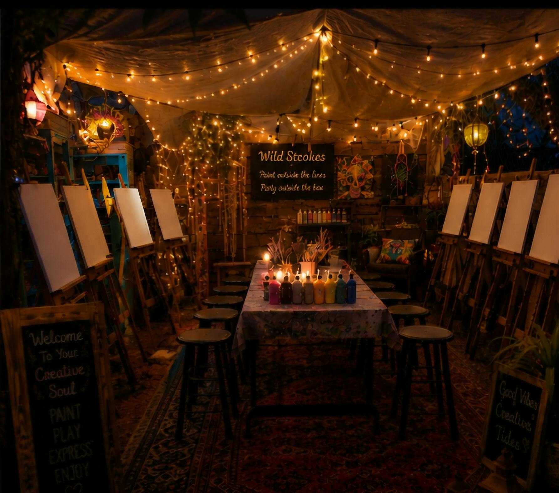 Wild Strokes Escape Night: Golden Hour Gallery at 3371 CA-12 – Valley Springs, CA