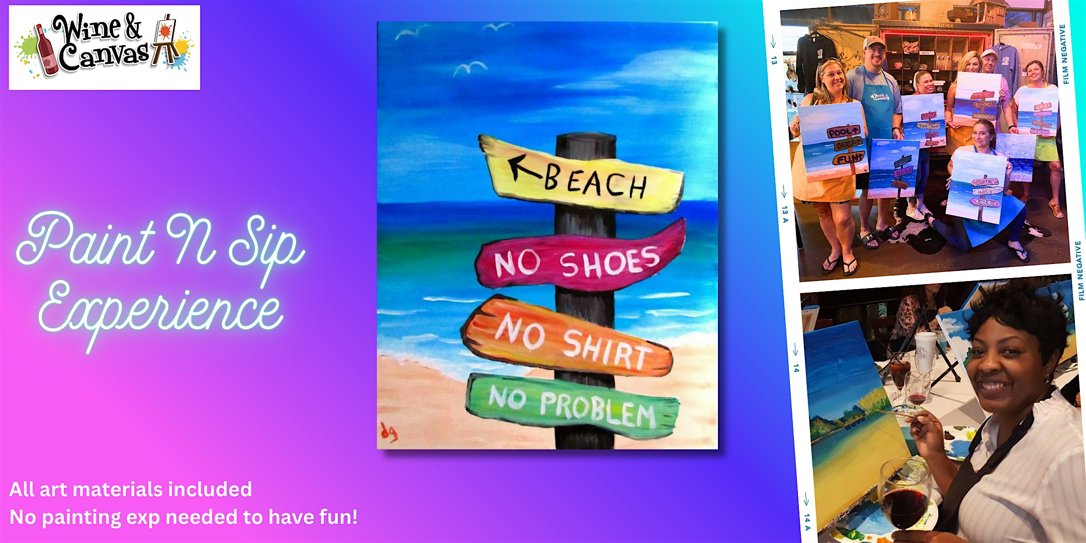 Tampa Paint Party Event – Beach Rules at Wulfaven Brewing Company – Tampa, FL
