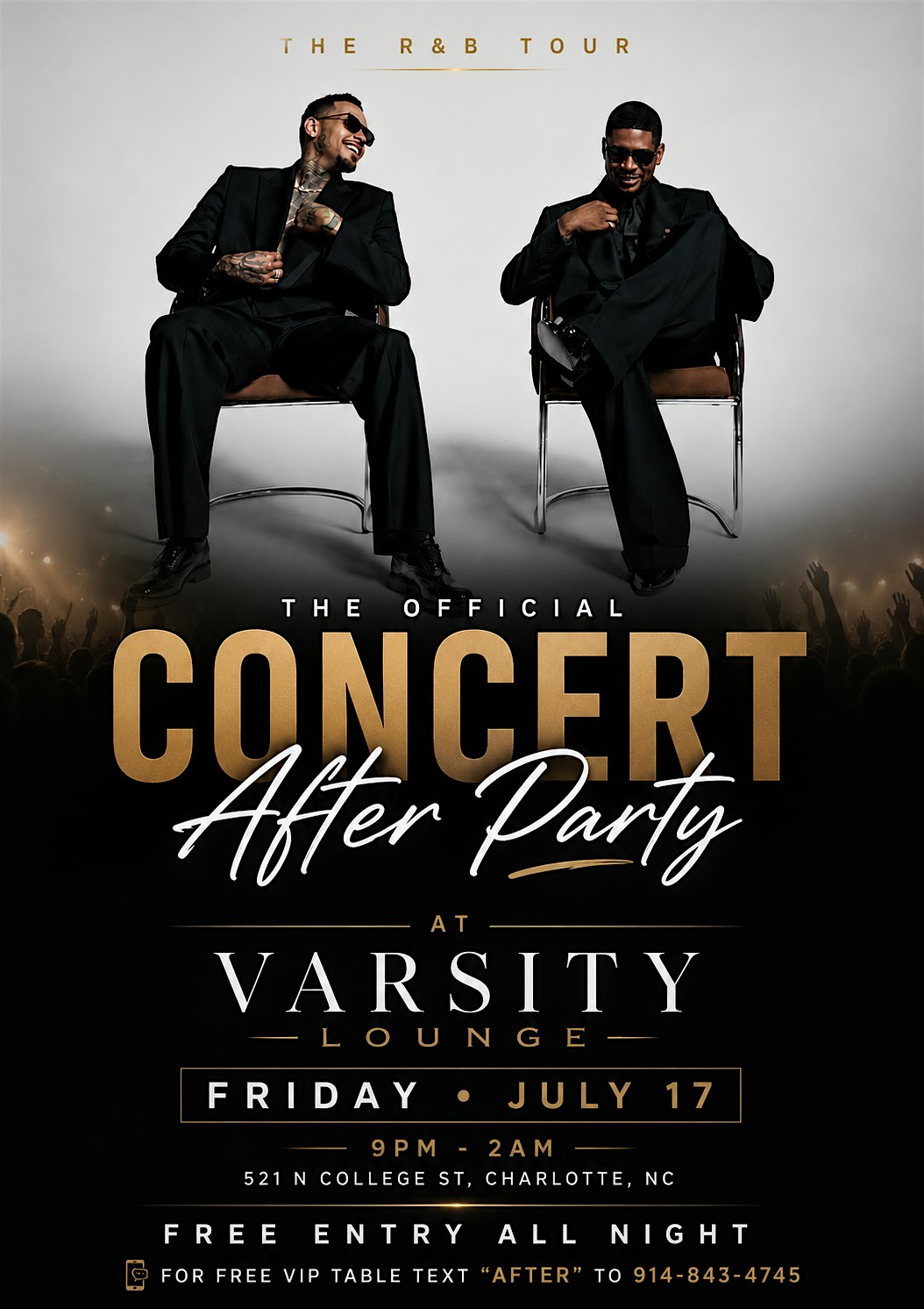 Chris brown usher Concert After Party! UPTOWN at Varsity lounge – Charlotte, NC
