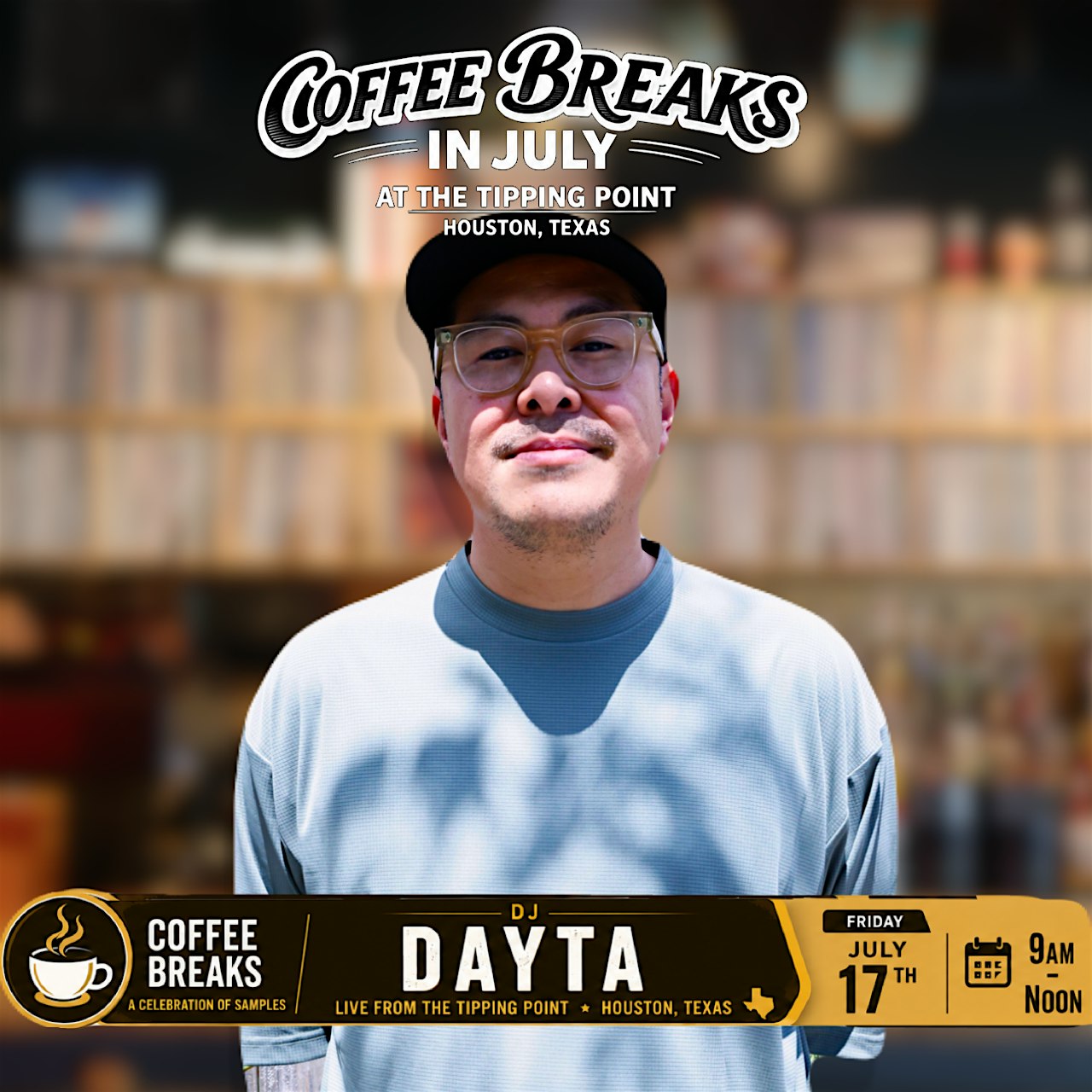 COFFEE BREAKS: A celebration of The Samples at The Tipping Point Coffee – Houston, TX