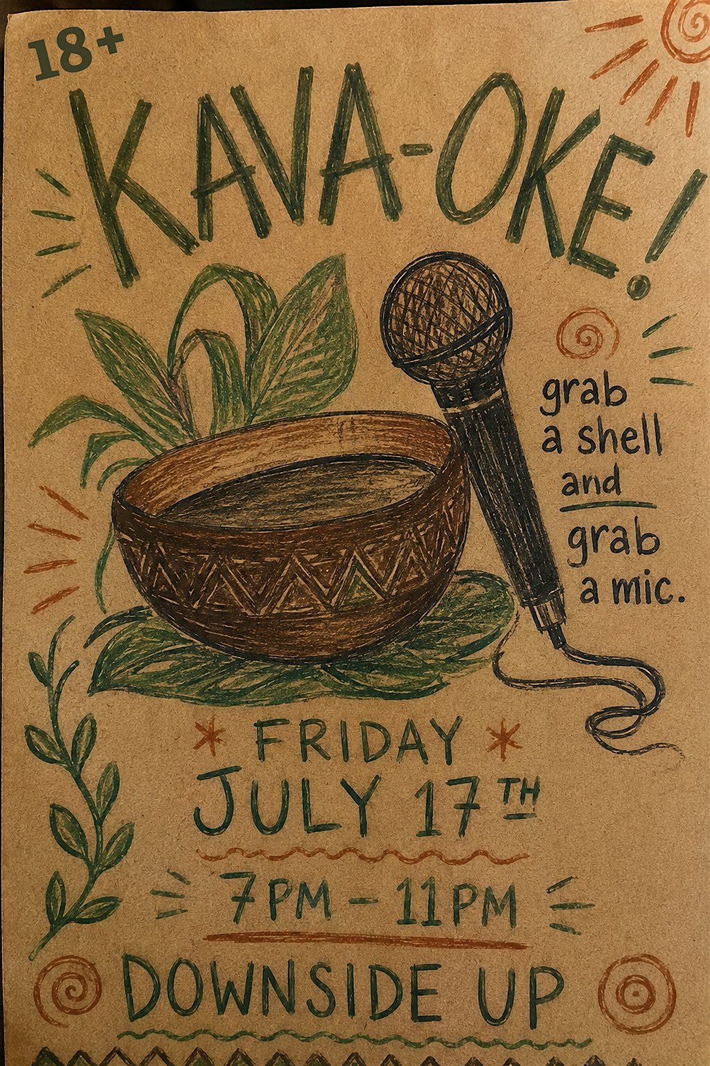 KAVA-OKE Night at Downside Up – Phoenix, AZ