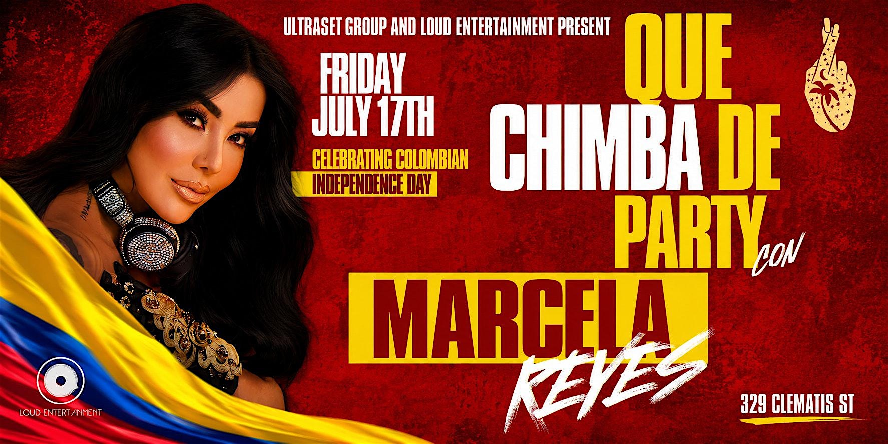 DJ MARCELA REYES LIVE @ FMN CELEBRATING COLOMBIAN INDEPENDENCE DAY at 329 Clematis St – West Palm Beach, FL