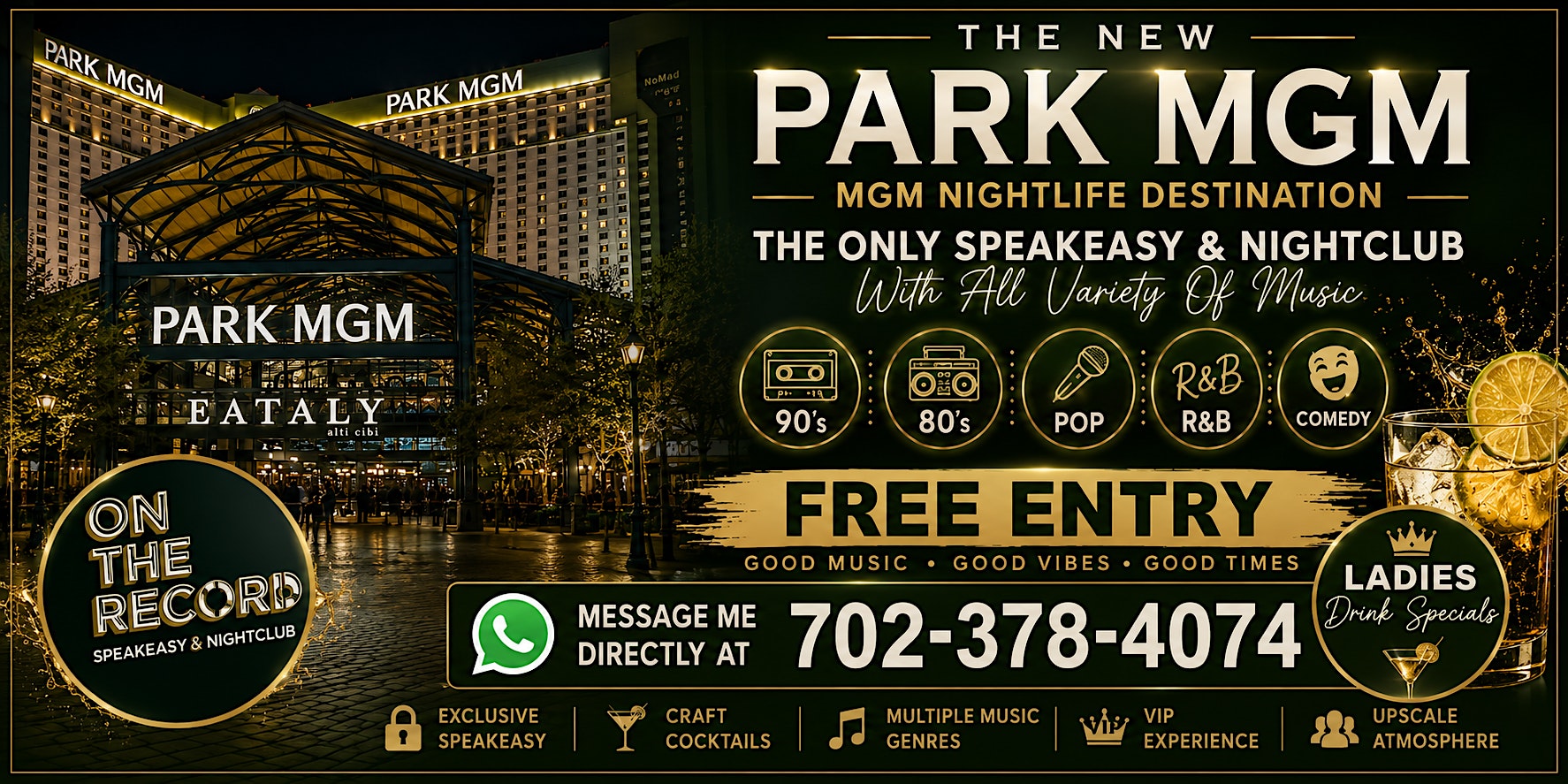 PARK MGM ULTRA NIGHTCLUB at Park MGM Las Vegas – Las Vegas, NV