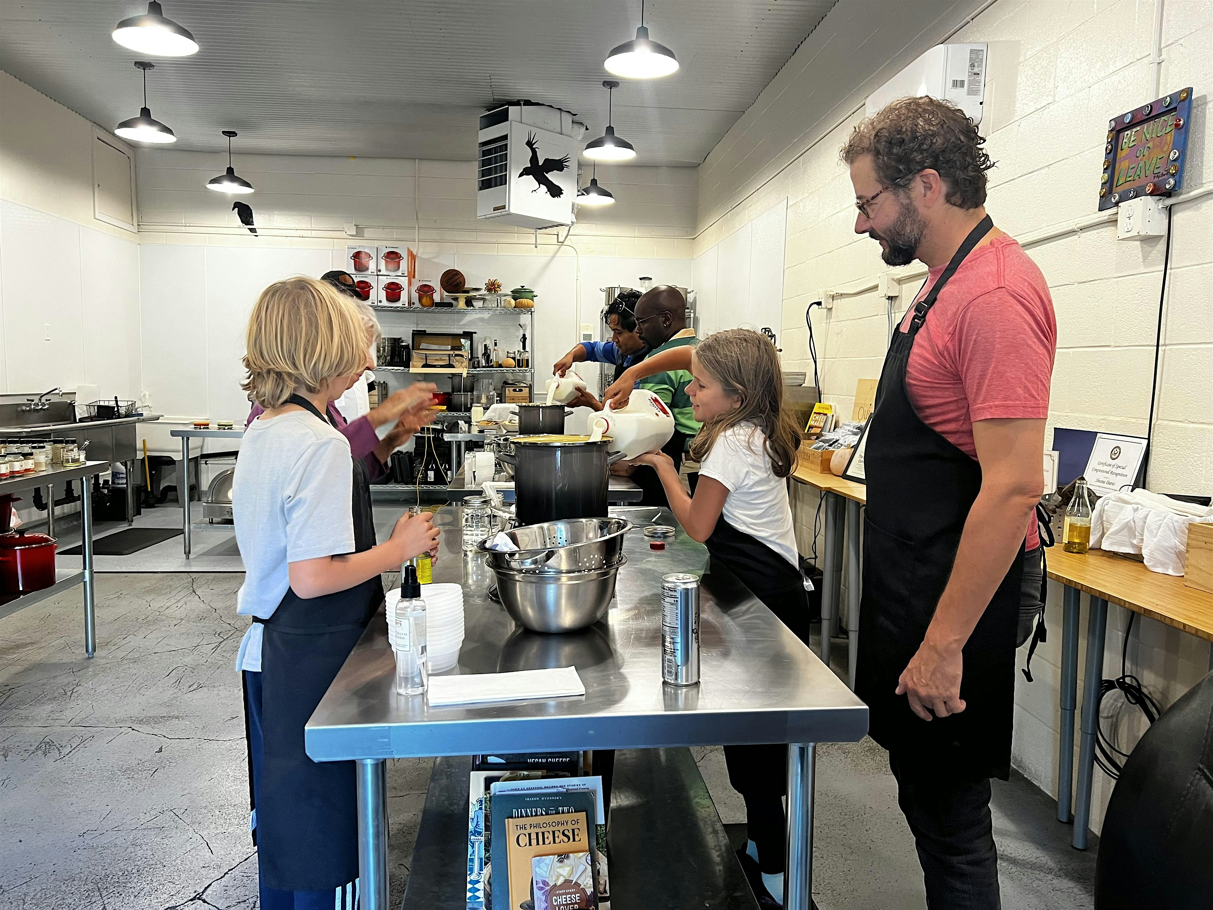 Hands on Cheesemaking & Butter Class at The Epicurean Connection, Sheana Davis & Ben Sessions – Sonoma, CA