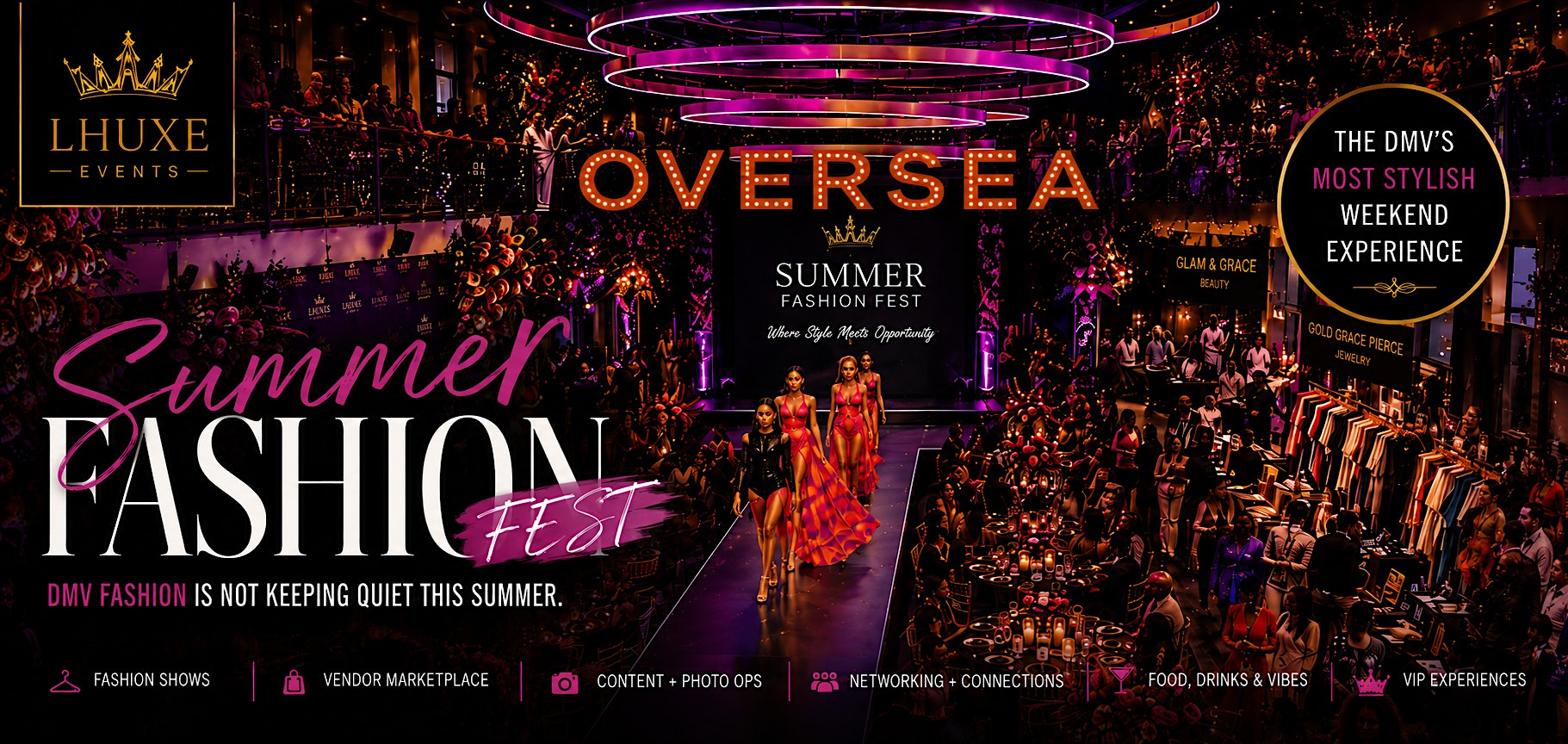 Summer Fashion Fest at Oversea Distillery and Bar – Columbia, MD