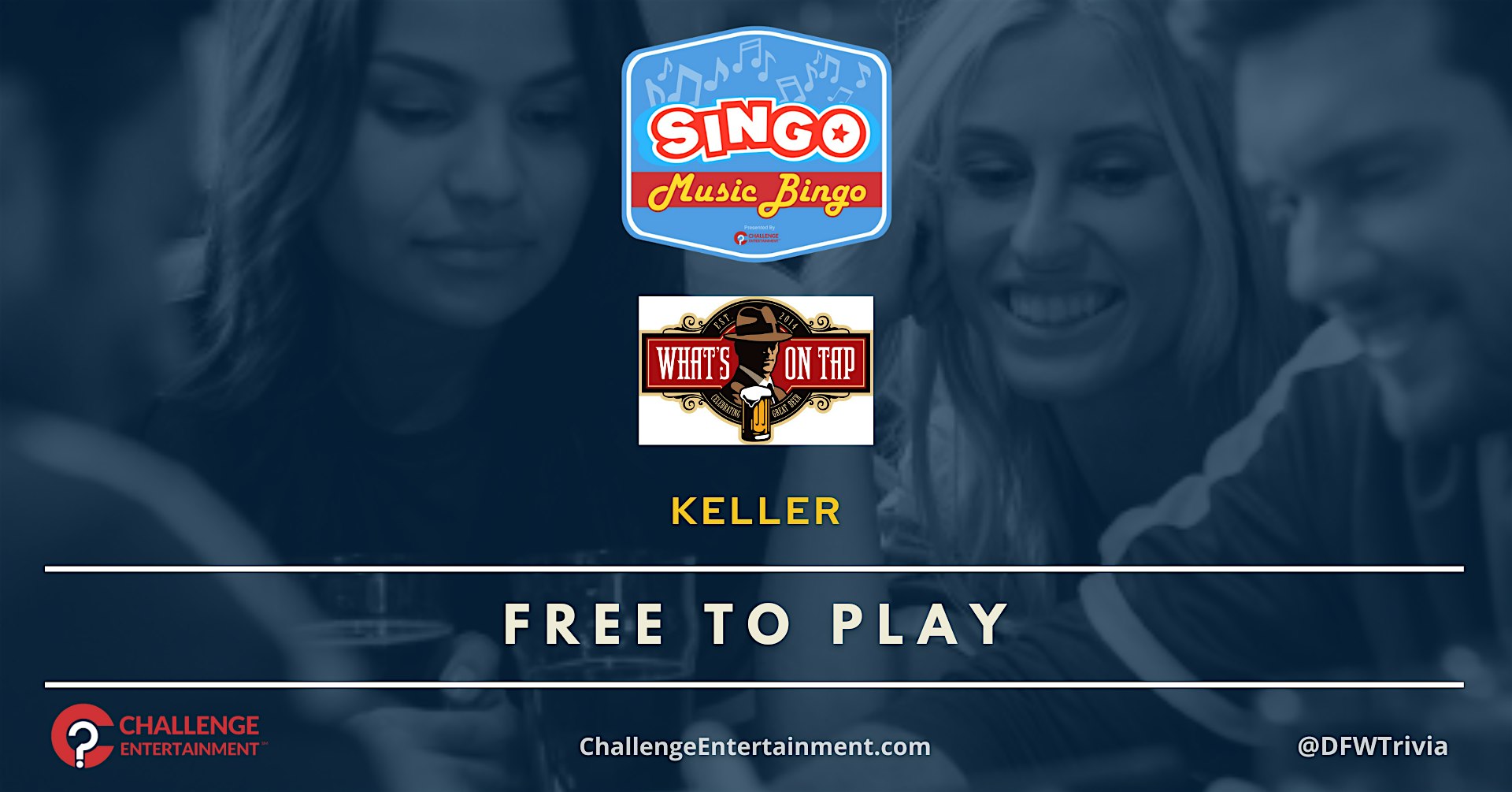 Weekly SINGO Music Bingo Nights at What’s On Tap – Keller at What’s On Tap – Keller, TX