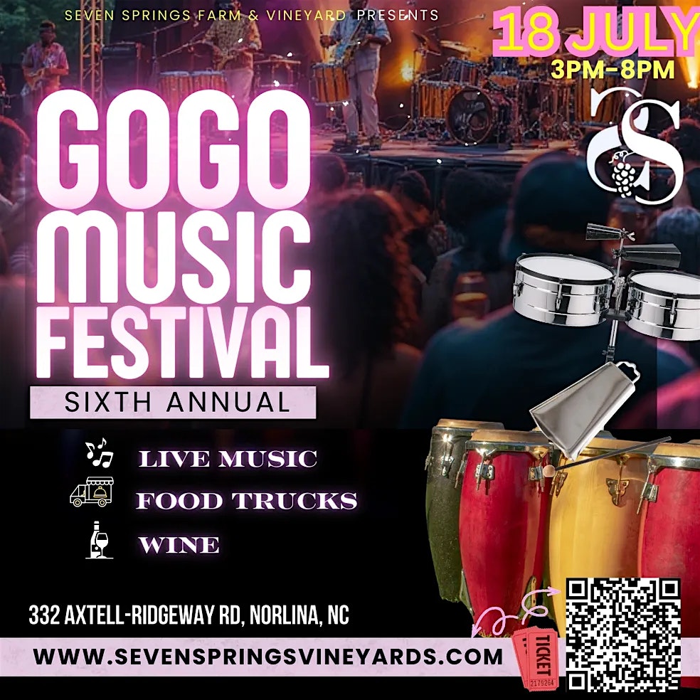 6th Annual GoGo Music Festival (Lawn Seating and Tents Only) at 332 Axtell Ridgeway Road, Norlina, NC, USA – Norlina, NC