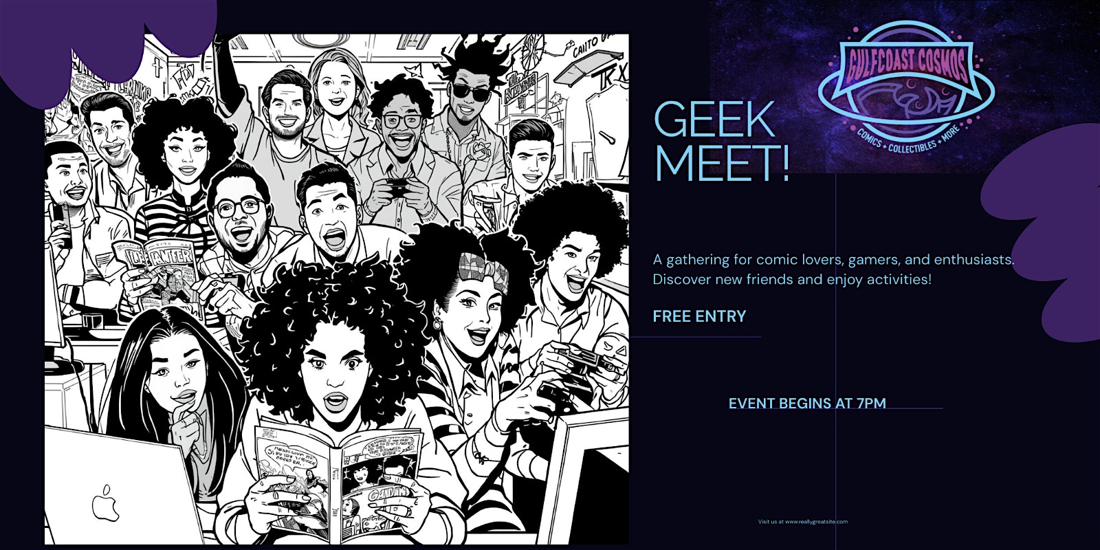 GEEK MEET! Every 3rd Saturday! at 2408 Wheeler Ave – Houston, TX