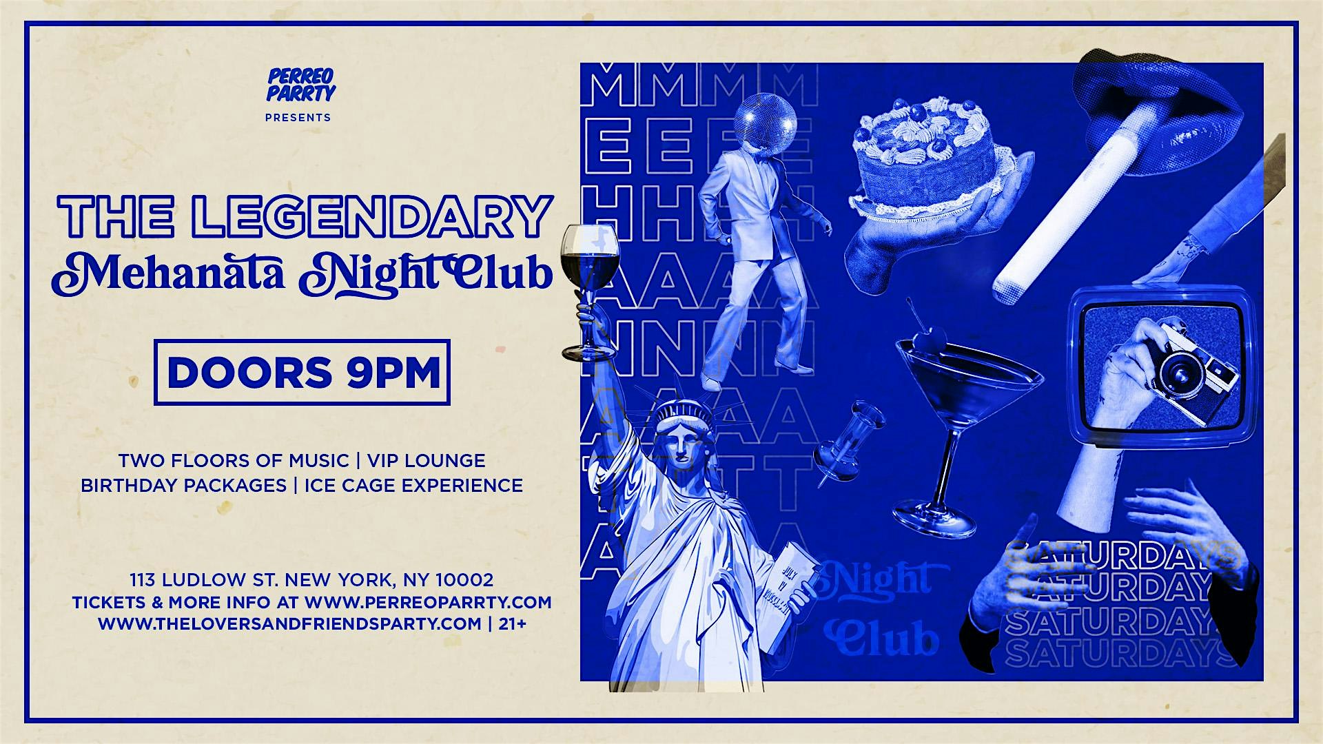 The Legendary Mehanata Nightclub – Two Floors & Ice Cage – NYC at Mehanata Bulgarian Bar – New York, NY