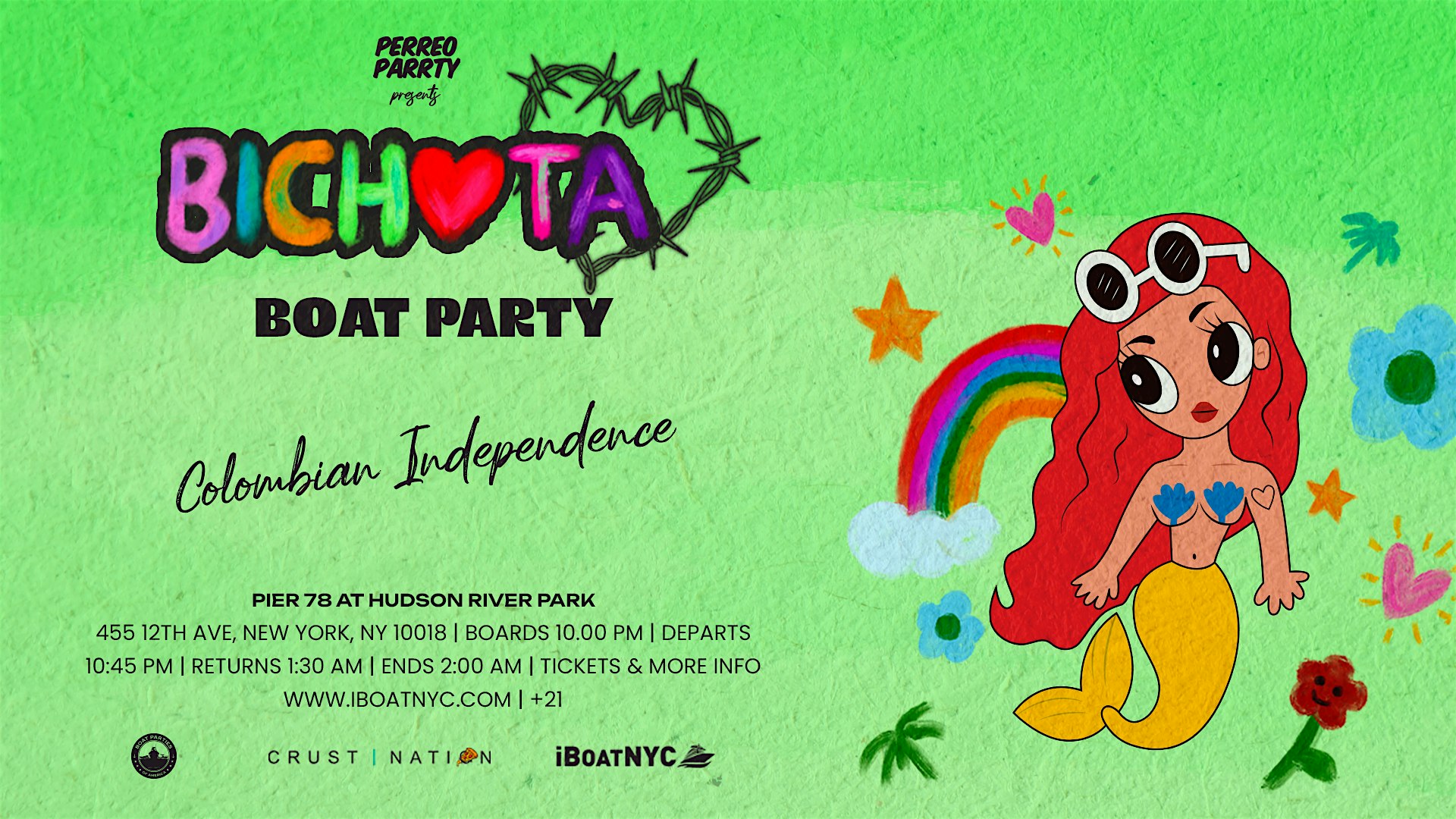 Bichota Boat – Karol G Tribute for Colombian Independence Day Boat Party at Pier 78 at Hudson River Park – New York, NY