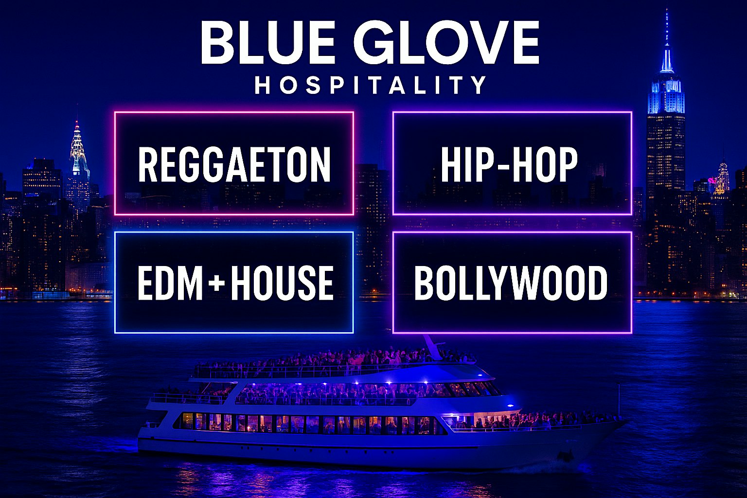 Blue Glove Presents: #1 OFFICIAL SOUNDWAVE BOAT PARTY 2026(Hookah+Open Bar) at Skyport Marina – New York, NY