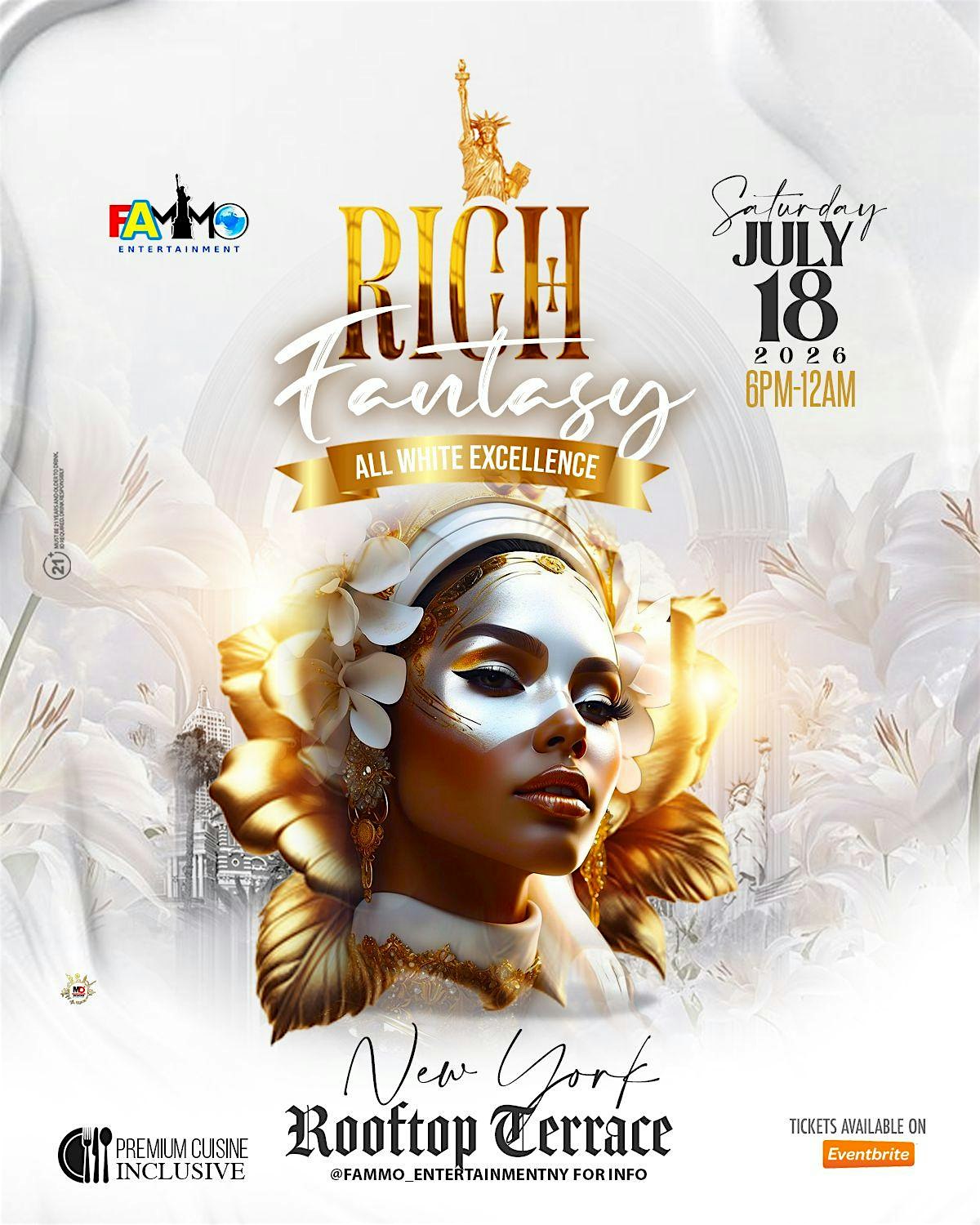 RICH FANTASY ALL WHITE EXCELLENCE at TBA – New York, NY