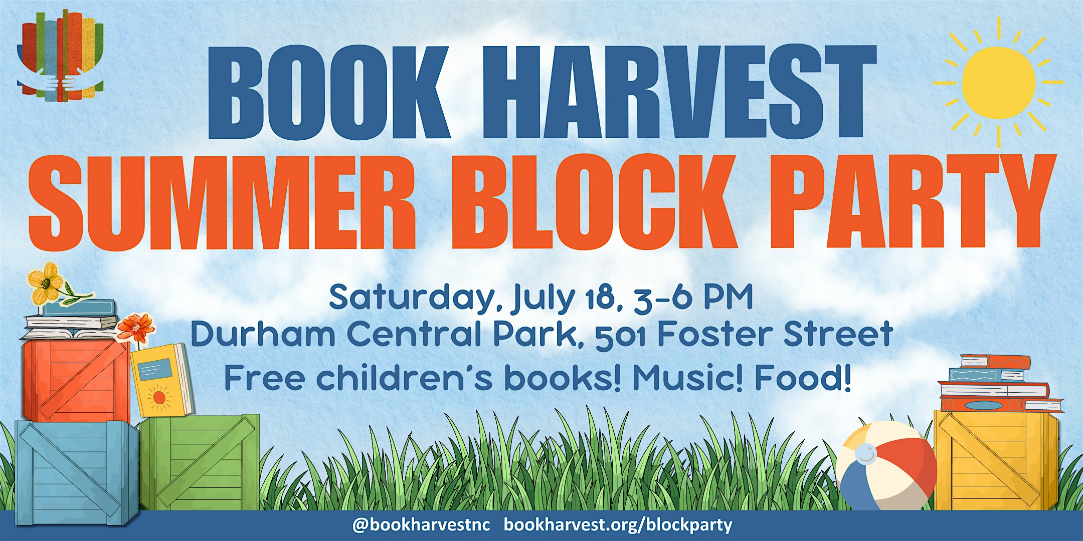 Book Harvest Summer Block Party at Durham Central Park – Durham, NC