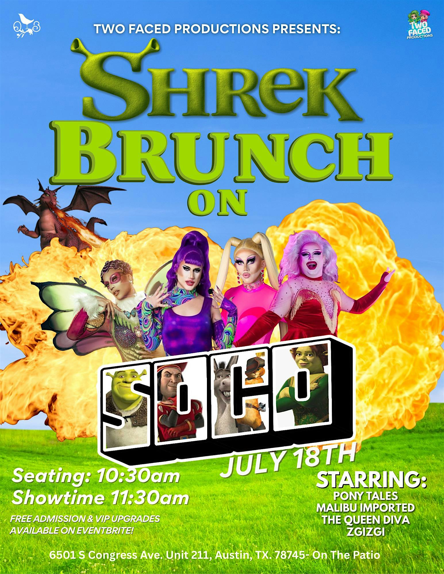 Drag Brunch on SOCO: SHREK BRUNCH at Ovenbird | Austin – Austin, TX