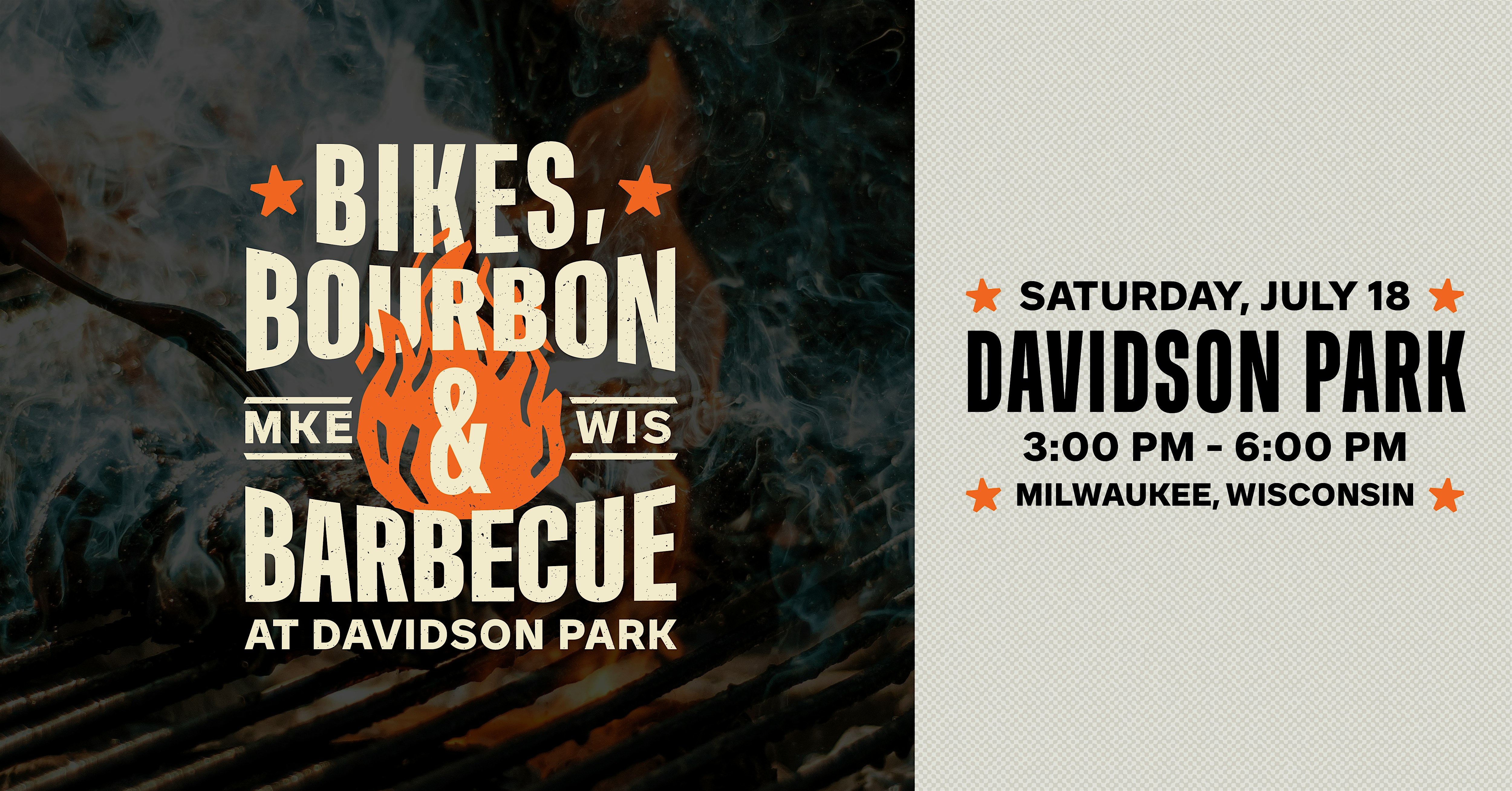 Bikes, Bourbon & Barbecue at Davidson Park – Milwaukee, WI