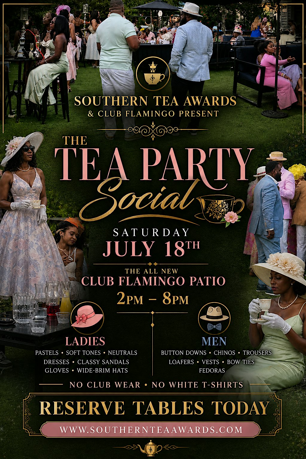 The Tea Party Social at Flamingo’s Club – Lafayette, LA