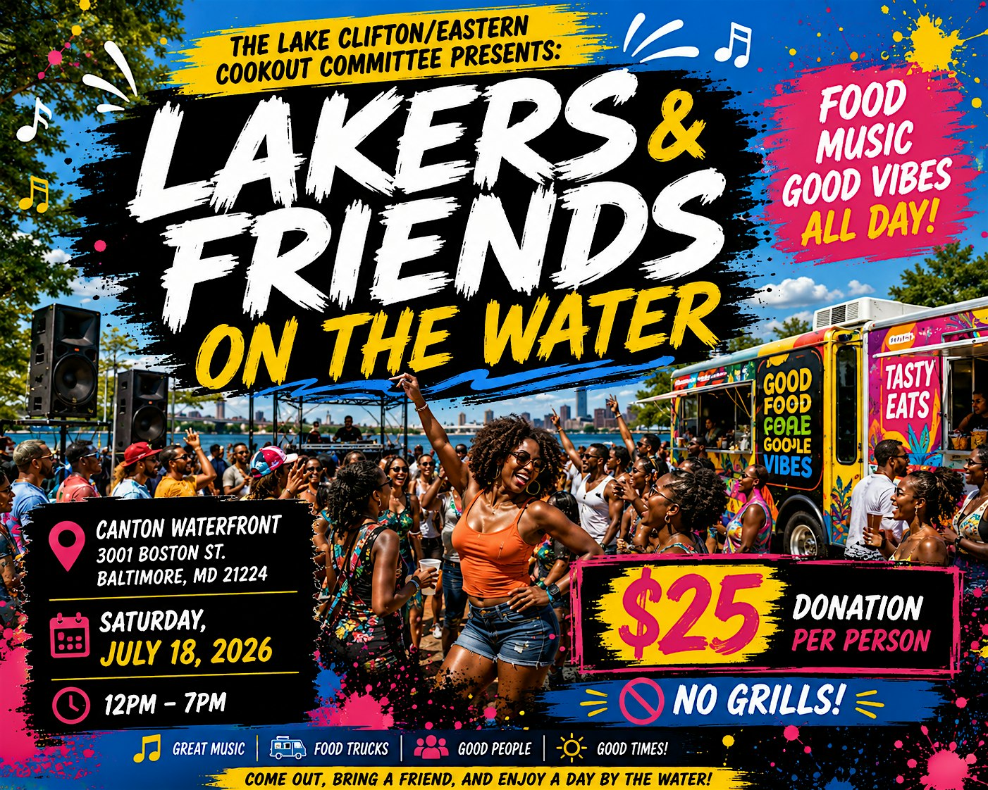 Lakers & Friends on the Water at 3001 Boston St – Baltimore, MD