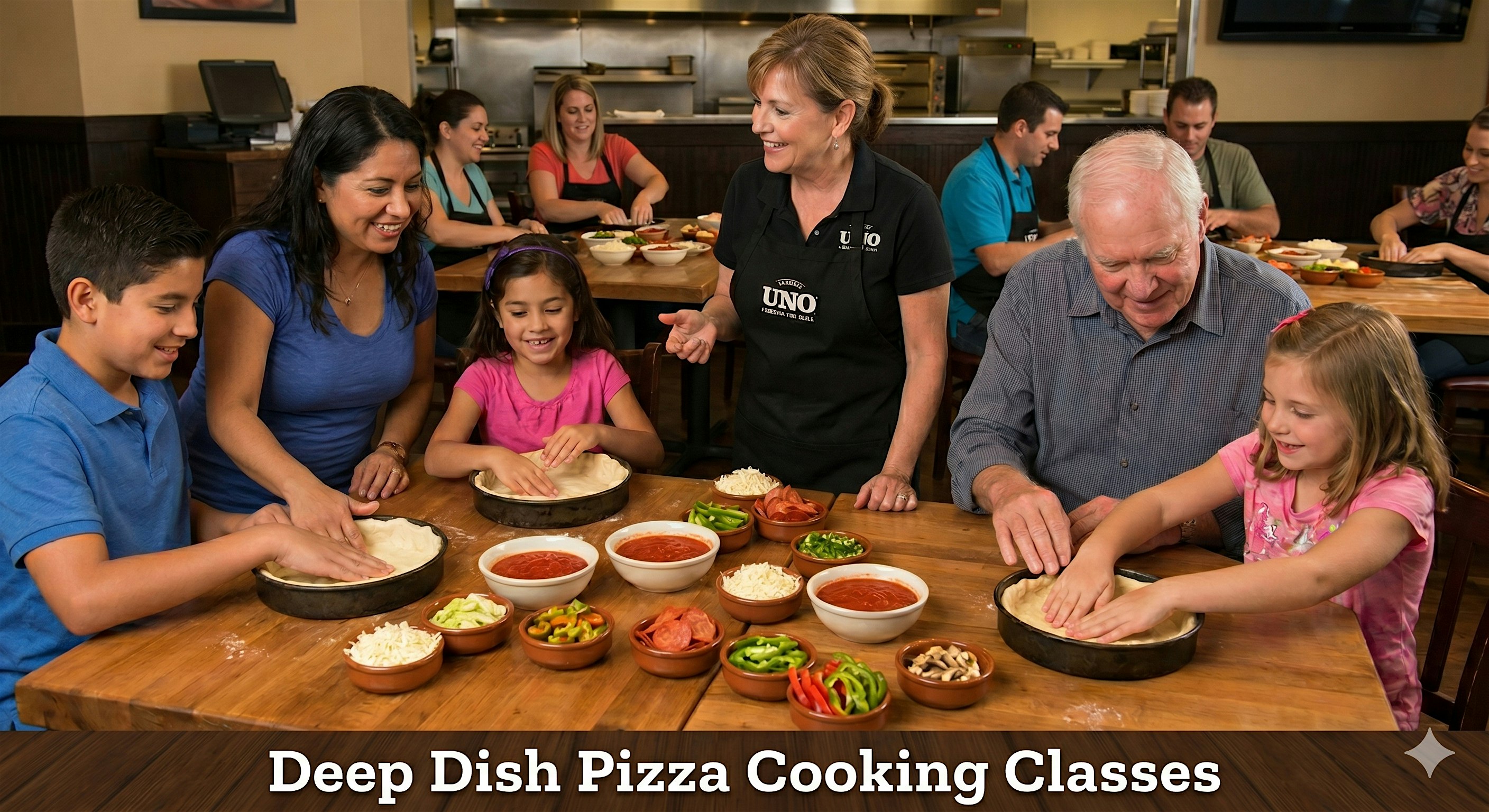 UNO Kissimmee – Deep Dish Pizza Cooking Class and Lunch at UNO Pizzeria & Grill – Kissimmee, FL