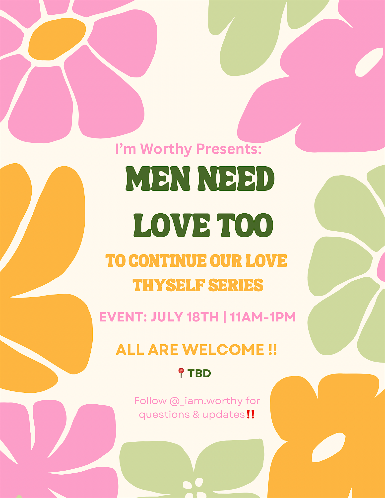 Men Need Love Too at Biltmore Hills Community Center – Raleigh, NC