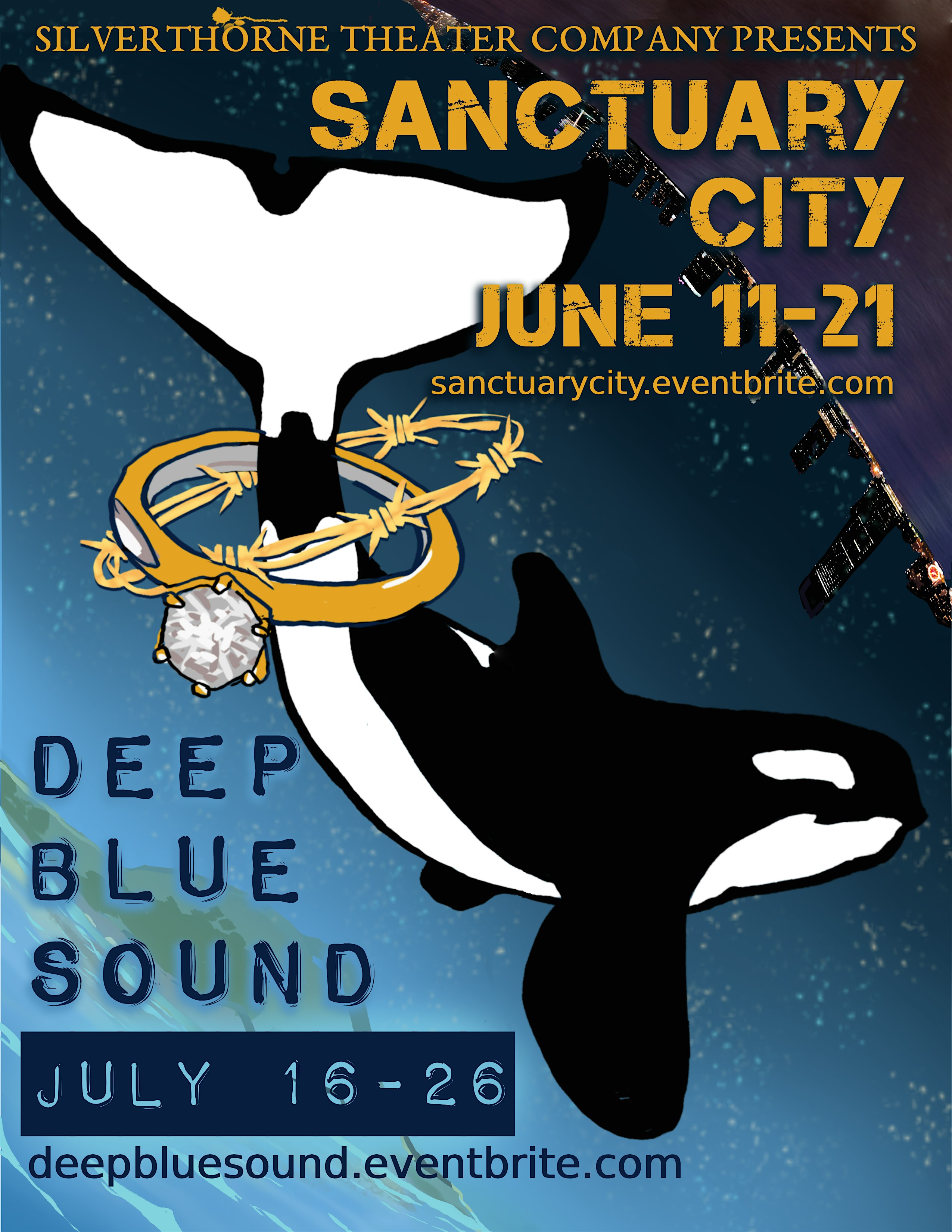 Deep Blue Sound at Mainstage Theater, Emily Dickinson Hall, Hampshire College – Amherst, MA