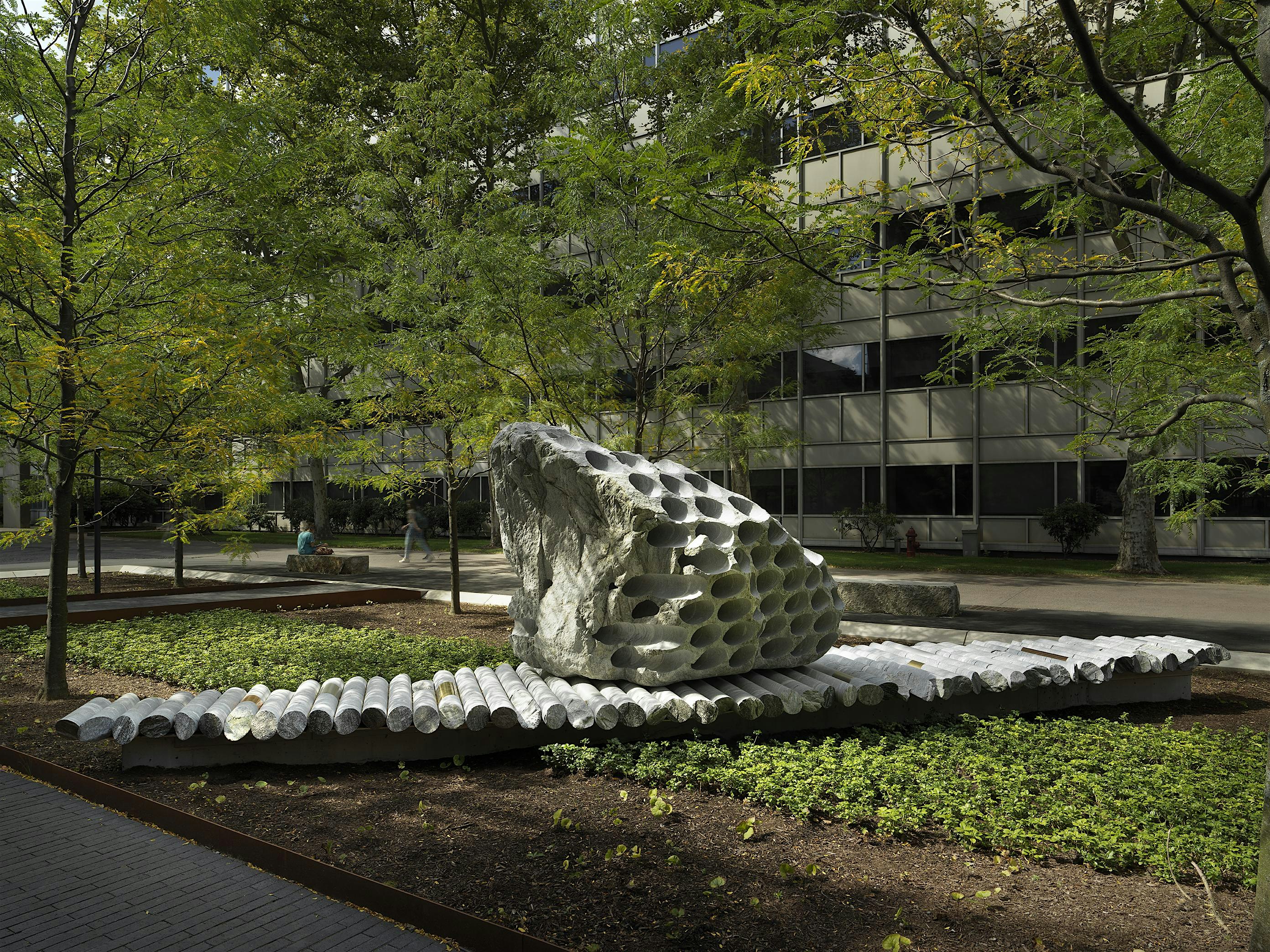 Pedaling by Public Art at MIT Building 76 – Cambridge, MA