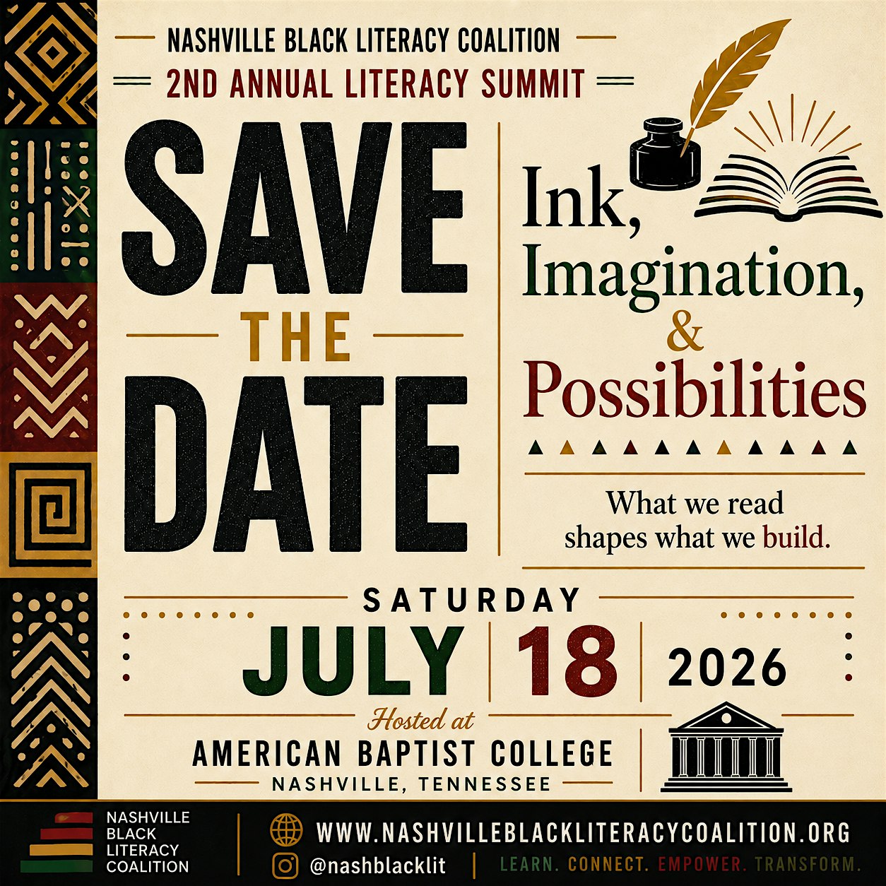 Ink, Imagination, and Possibilities at American Baptist College – Nashville, TN