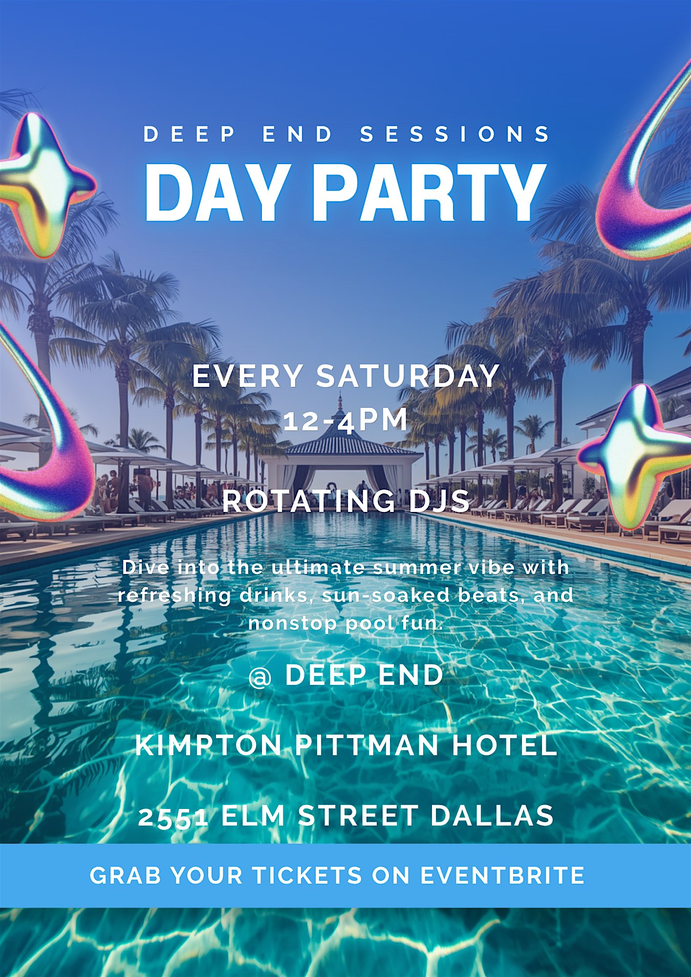 Deep End Sessions Day Party at The Kimpton Pittman Hotel – Dallas, TX