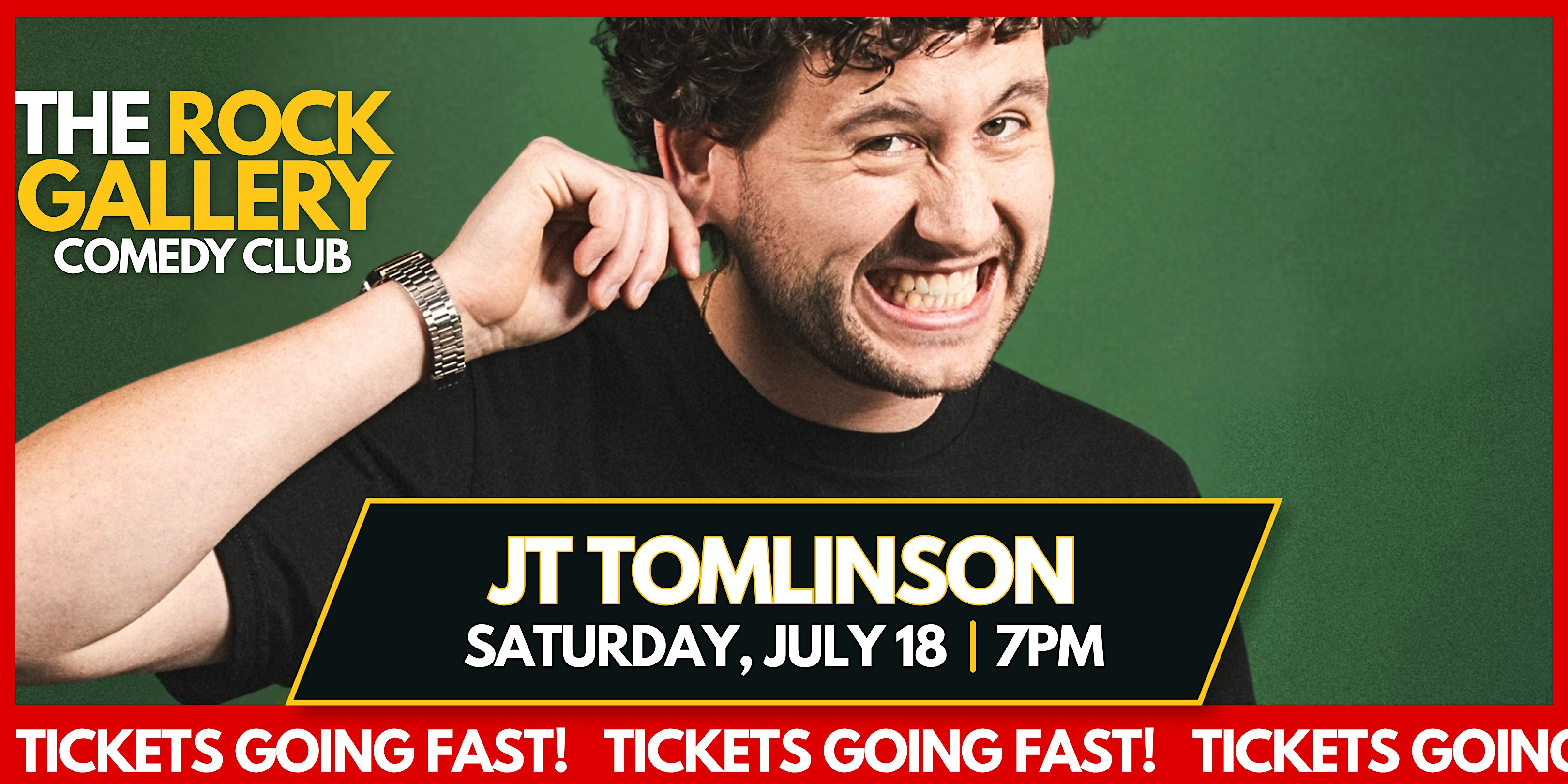 JT Tomlinson Comedy Show at 333 N Palm Canyon Dr suite 117 – Palm Springs, CA