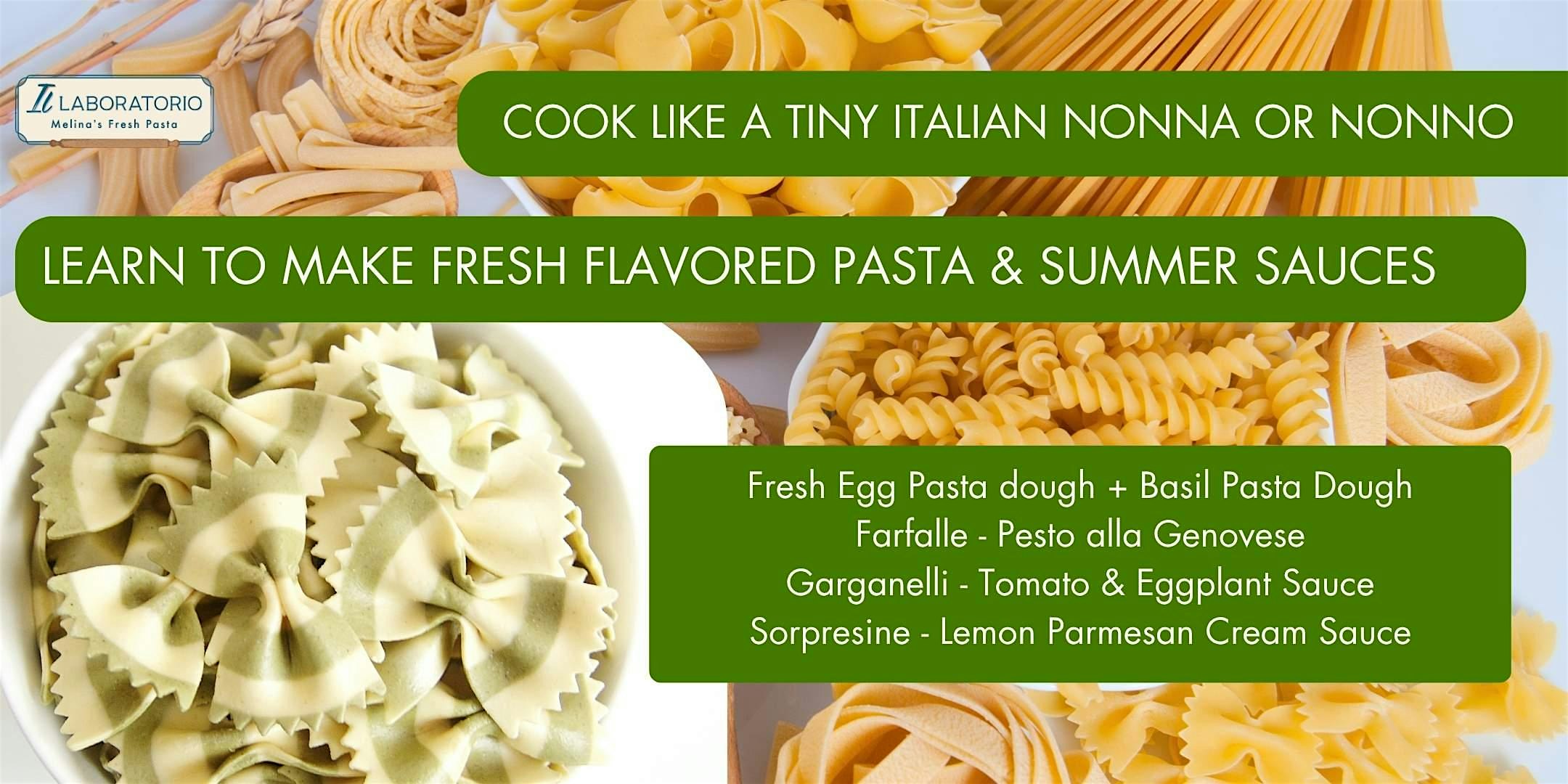 Pasta Making Class – Flavored Pasta & Seasonal Sauces at Il Laboratorio – The Cooking Lab by Melina’s Fresh Pasta – Durham, NC