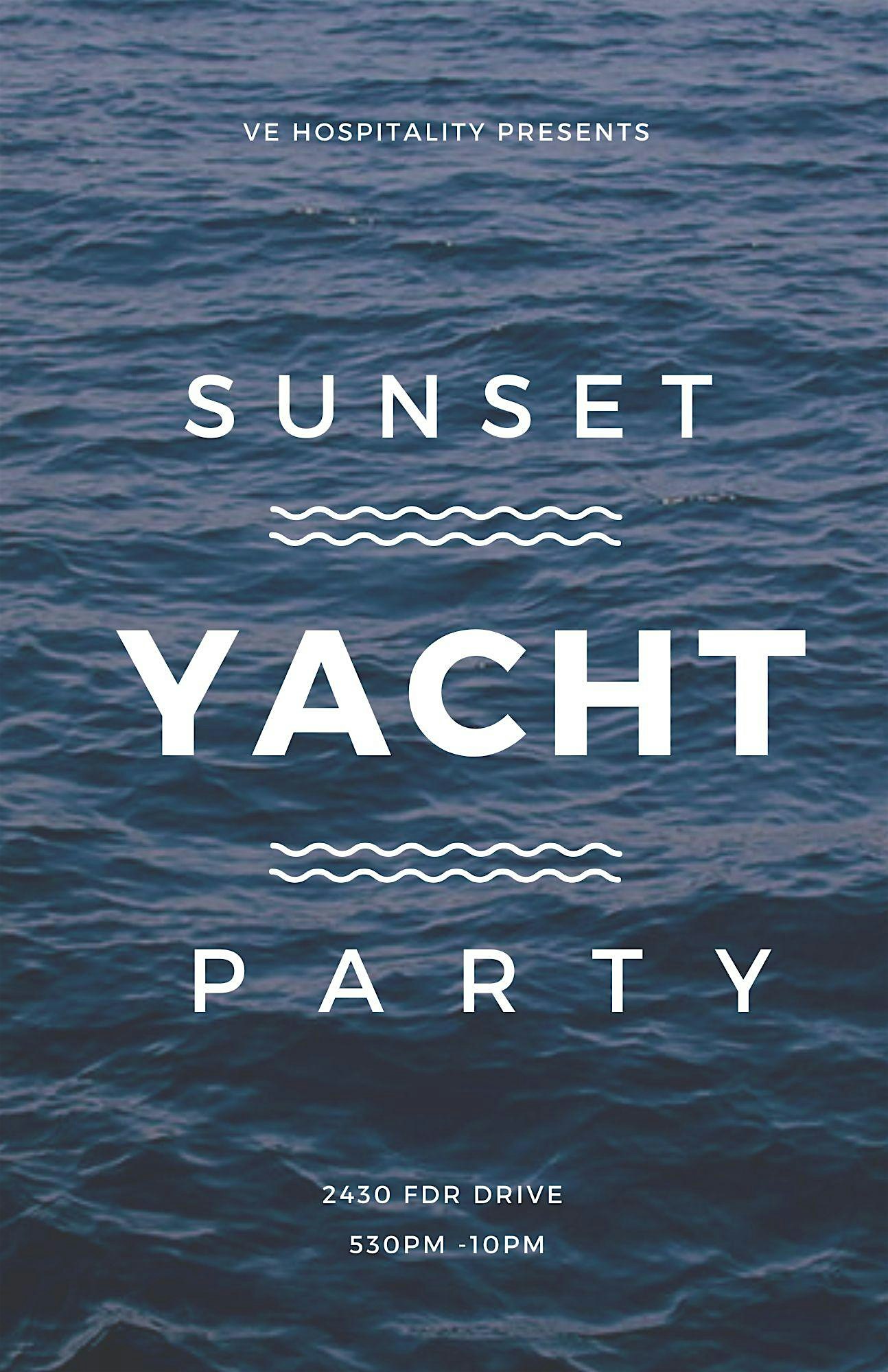SUMMER SUNSET YACHT PARTY at Skyport Marina – New York, NY