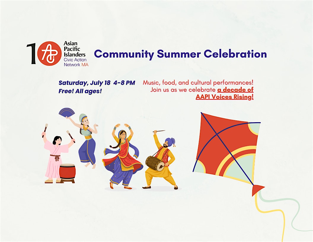 APIs CAN 10th Anniversary Summer Celebration at Spontaneous Celebrations – Boston, MA