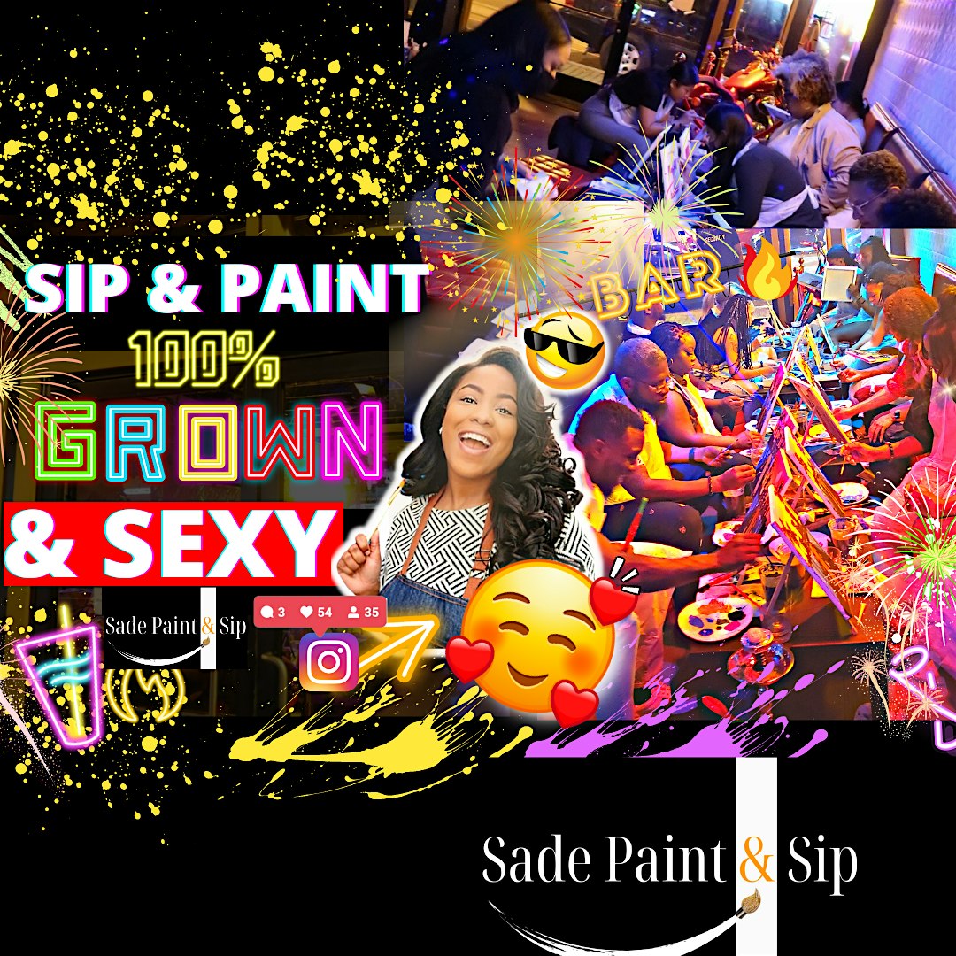 Paint & Sip Night on H Street DC at Allure Bar & Lounge – Washington, DC