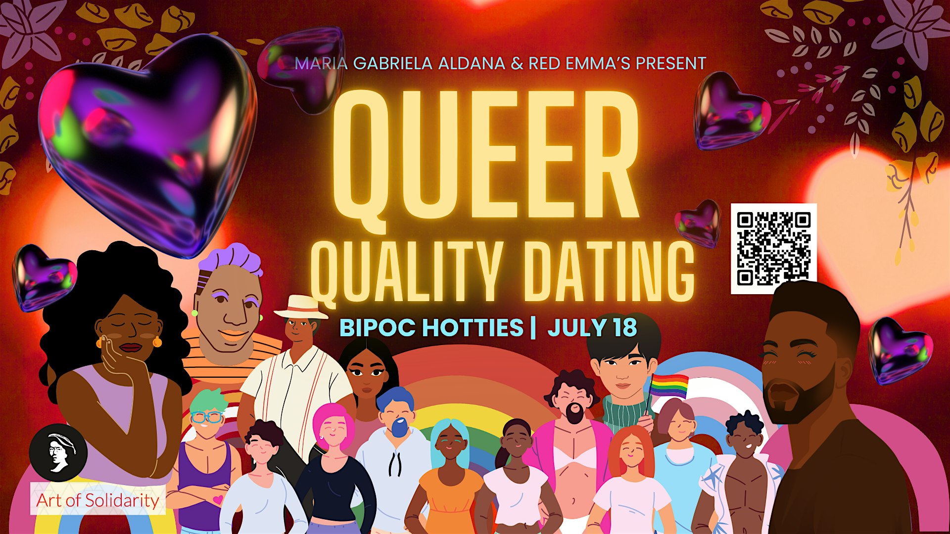 BIPOC HOTTIES: Queer Quality Dating! at Red Emma’s Bookstore Coffeehouse – Baltimore, MD