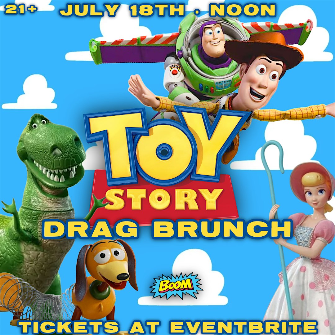 TOY STORY DRAG BRUNCH! at The Boom – Oklahoma City, OK