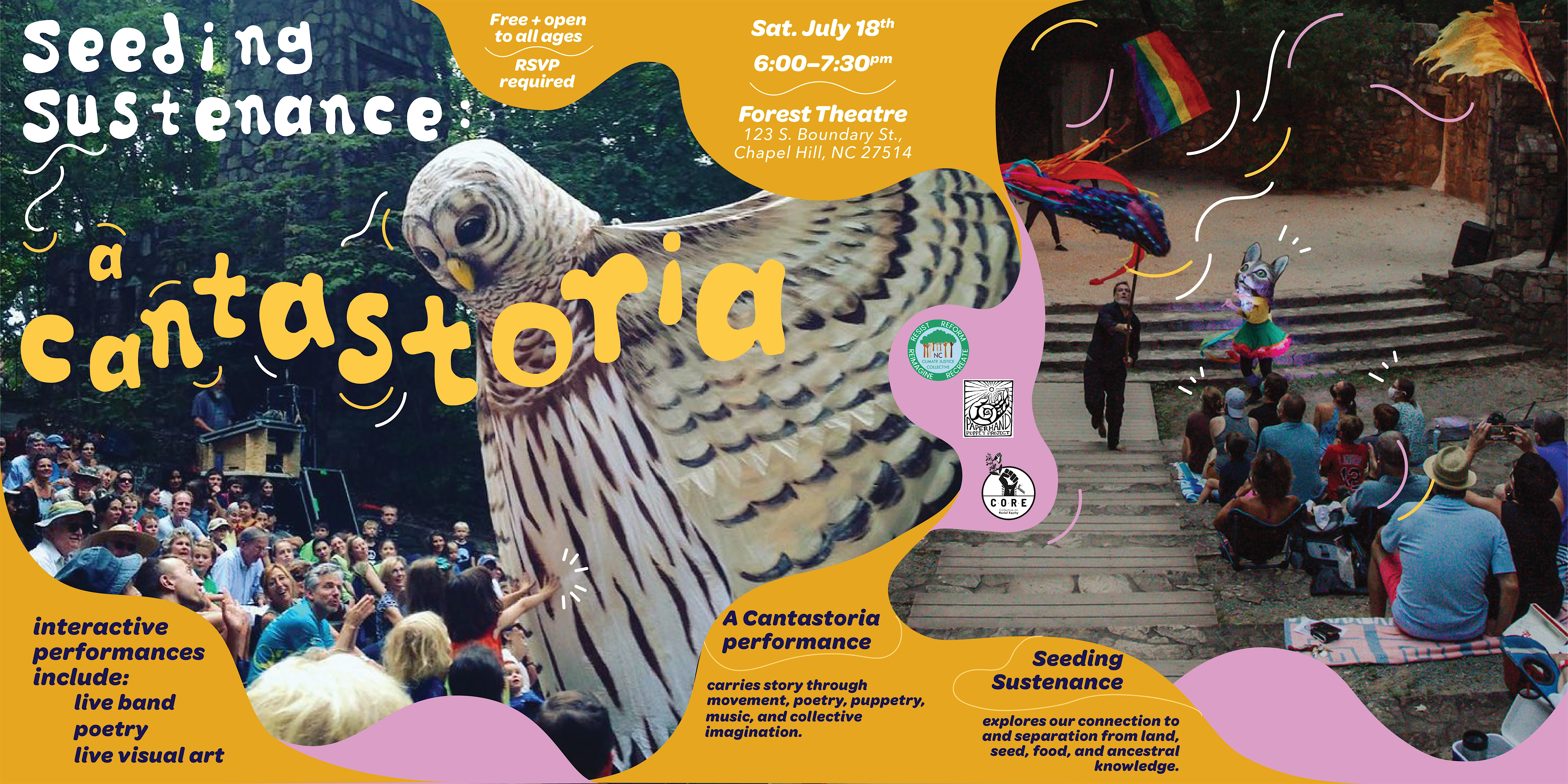 Seeding Sustenance: A Cantastoria at 123 S Boundary St – Chapel Hill, NC