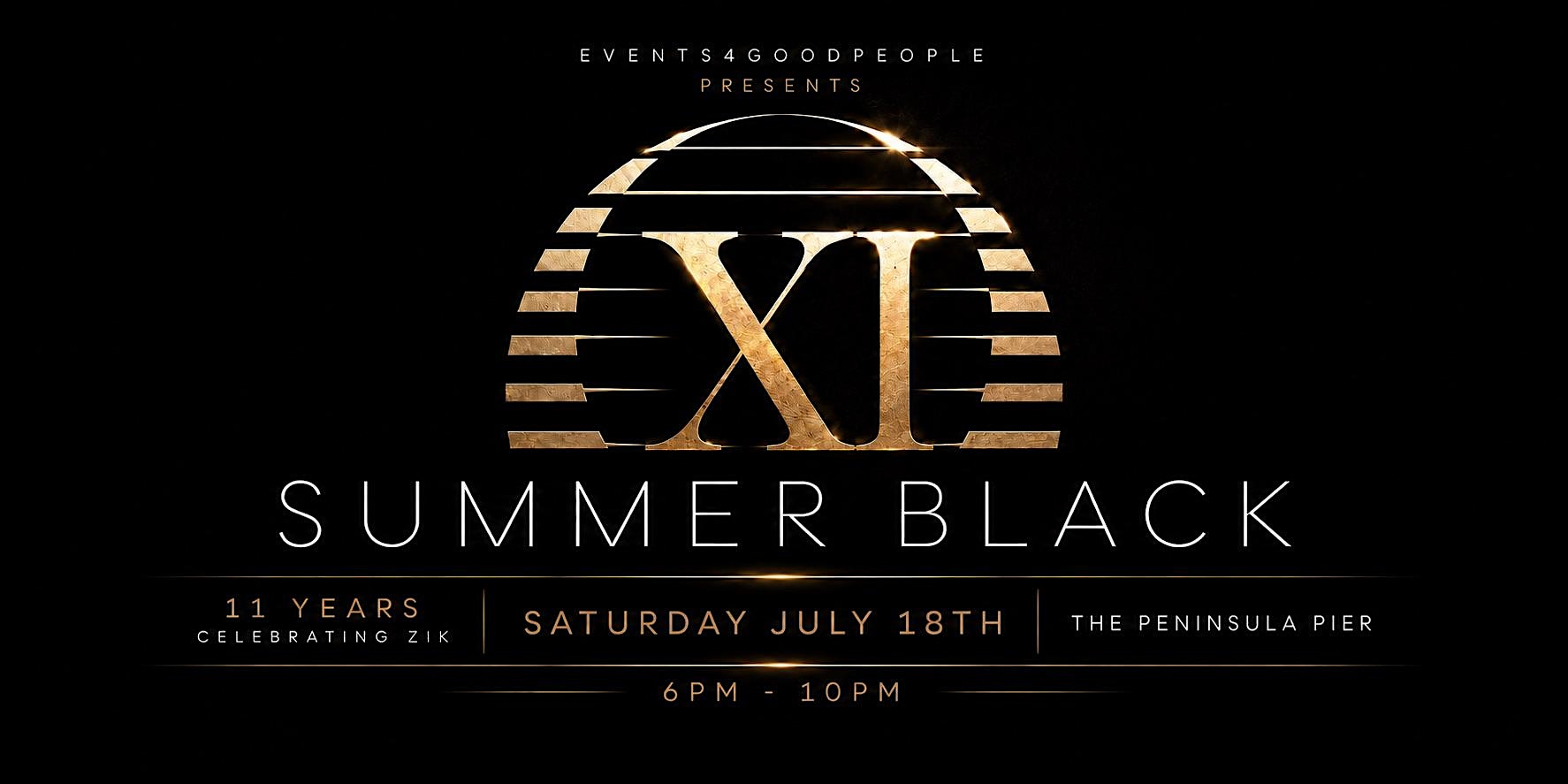 Summer Black XI at Baltimore Peninsula Pier – Baltimore, MD
