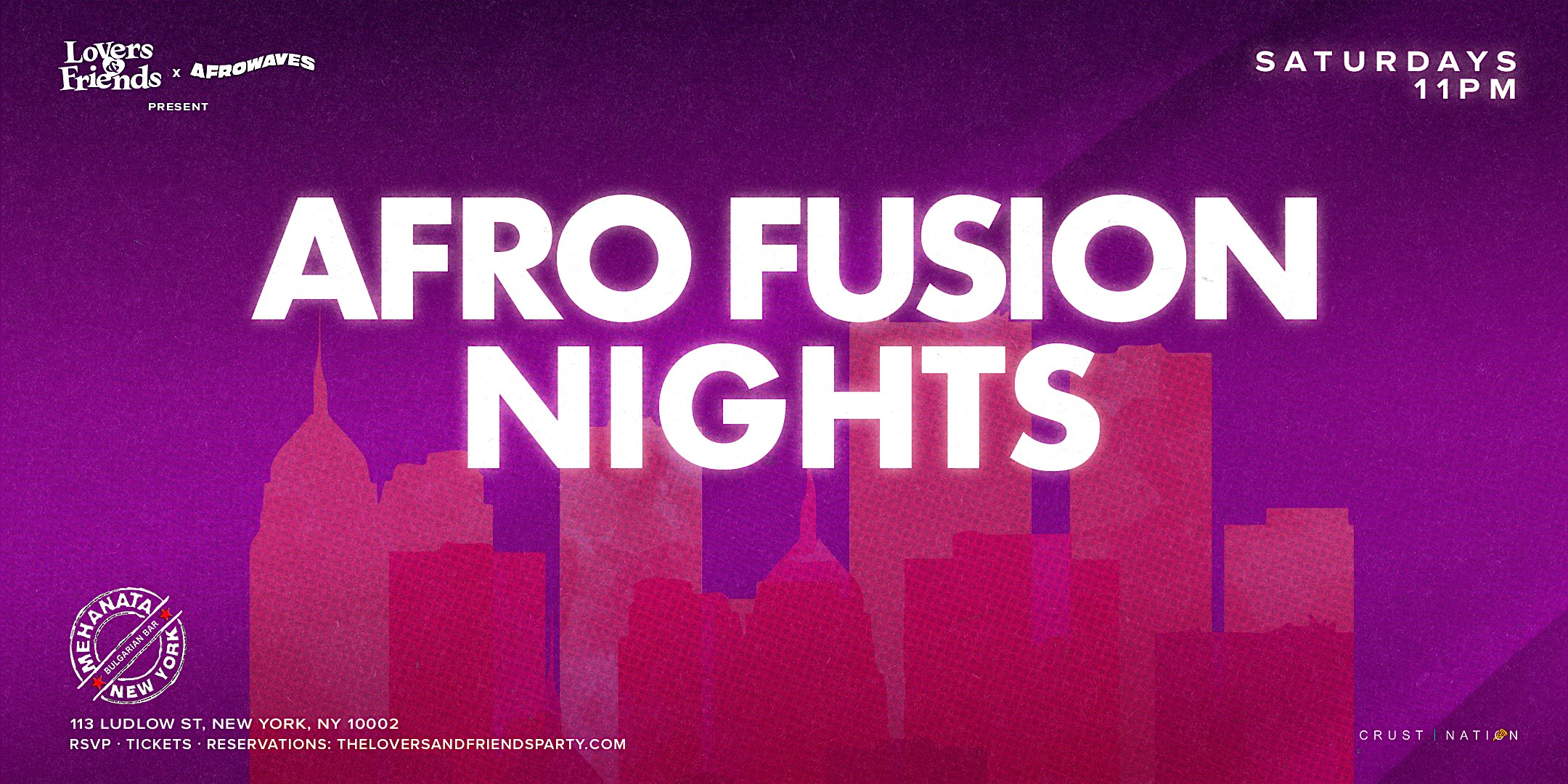 AFRO FUSION: Afrobeats Party at the Legendary Mehanata Bar NYC at Mehanata – New York, NY