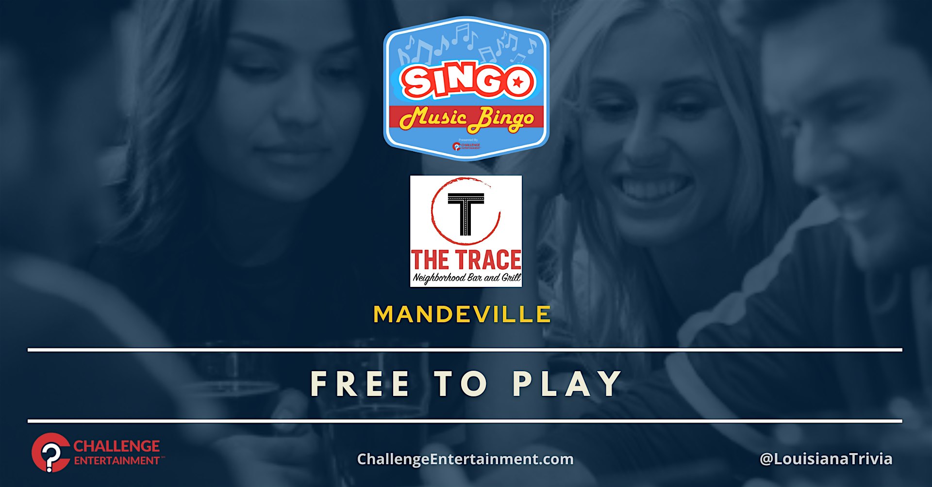 Weekly SINGO Music Bingo Nights at The Trace Neighborhood Bar and Grill at The Trace Neighborhood Bar & Grill – Mandeville, LA