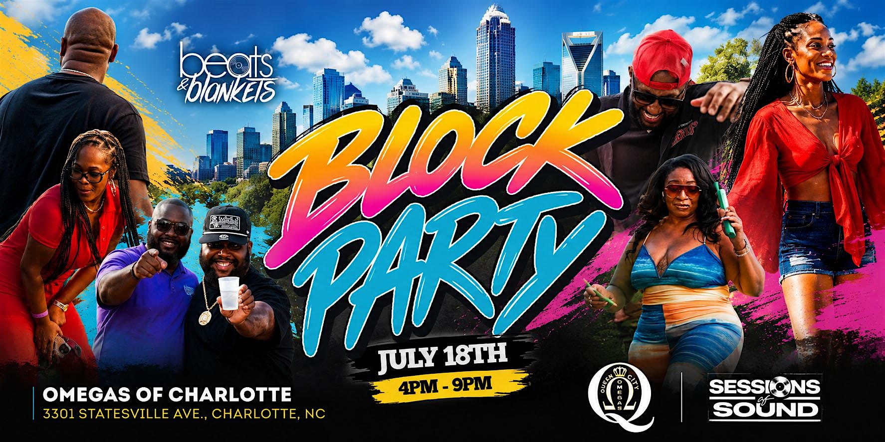 Beats & Blankets: Block Party at Omegas of Charlotte – Charlotte, NC