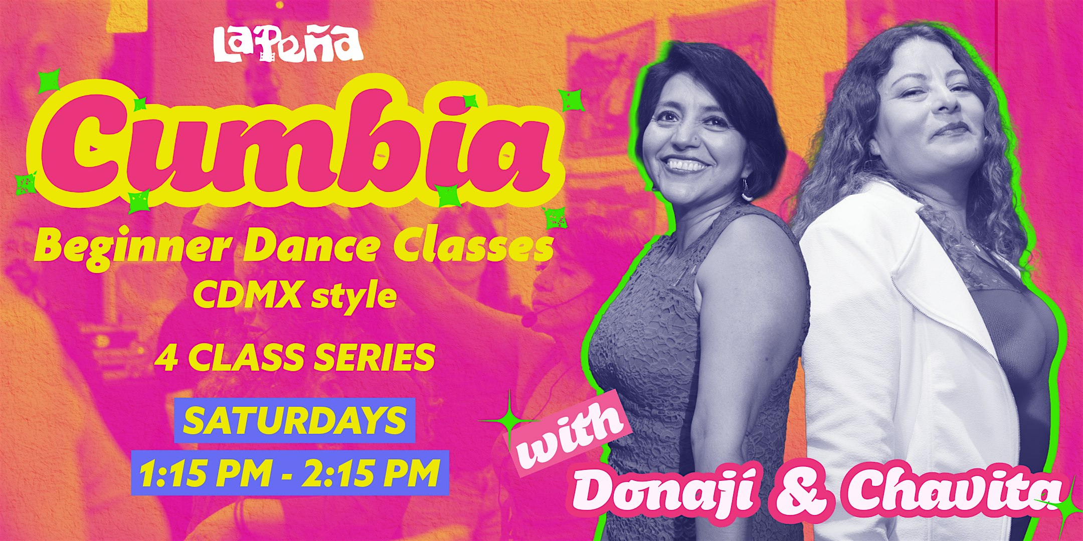 Cumbia Beginner Dance Class Series – CDMX style at La Peña Cultural Center – Berkeley, CA