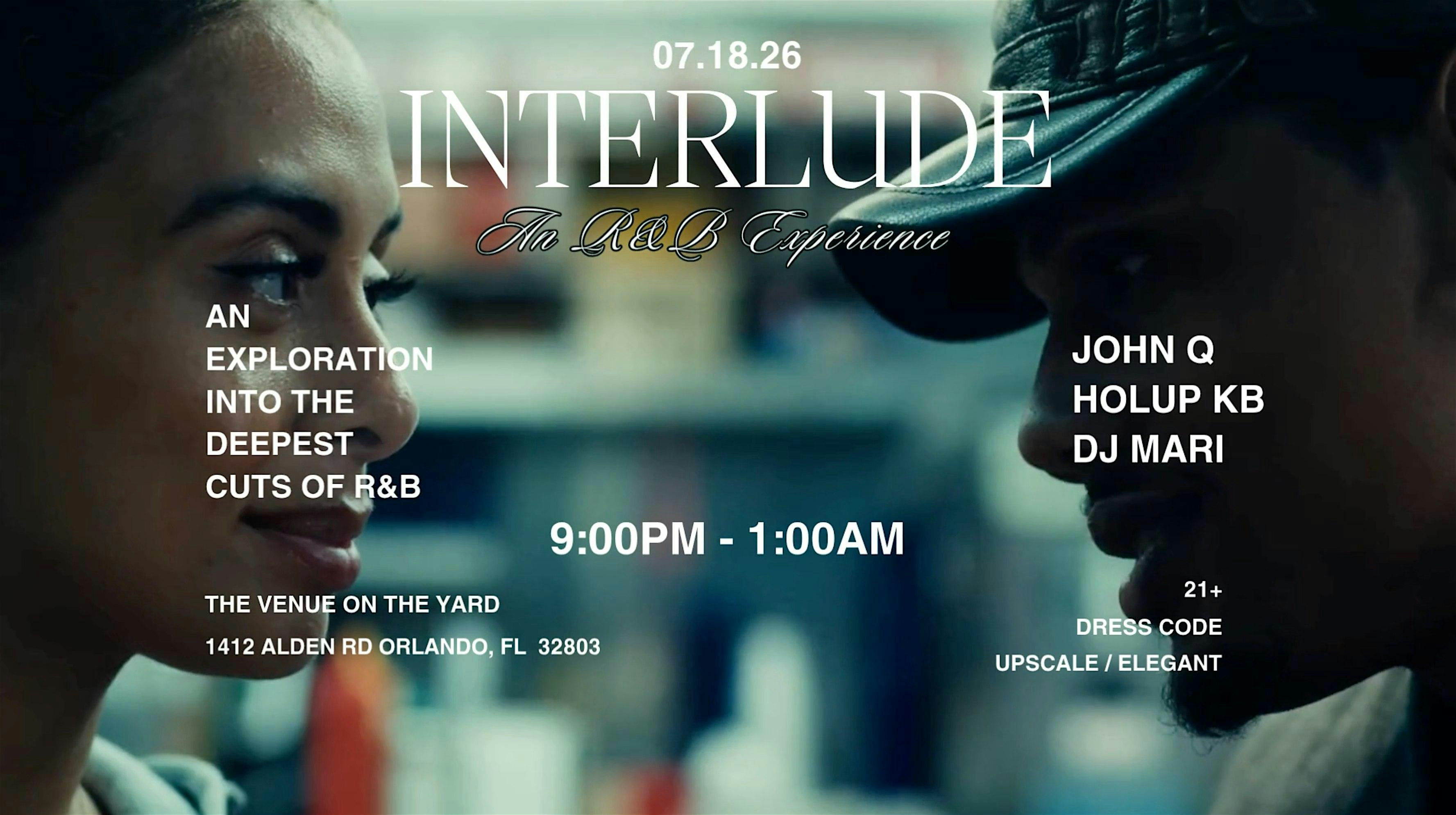 An Upscale R&B Experience @TheInterludeParty at City Food Hall – Orlando – Orlando, FL