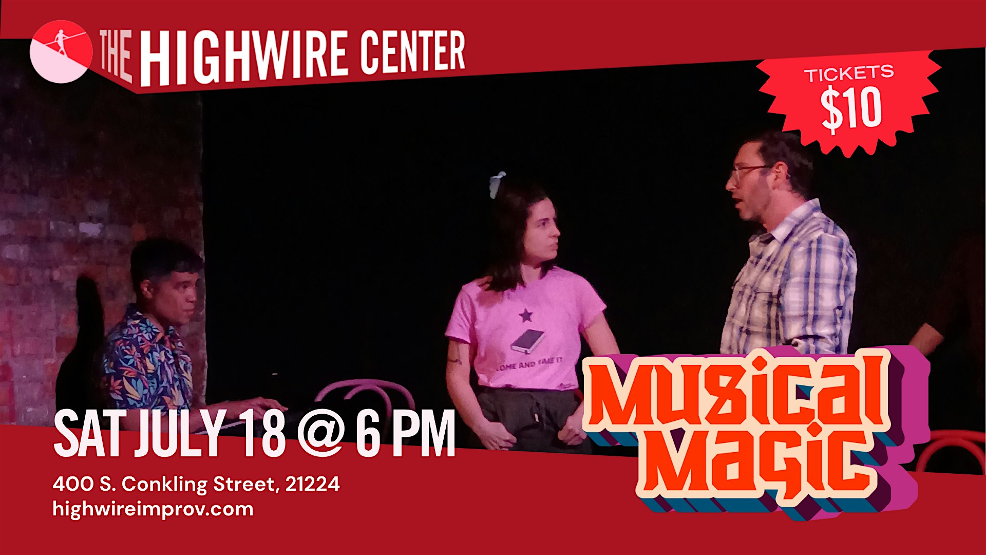 Musical Magic: Musical Improv at the Highwire Center! at Highwire Improv – Baltimore, MD