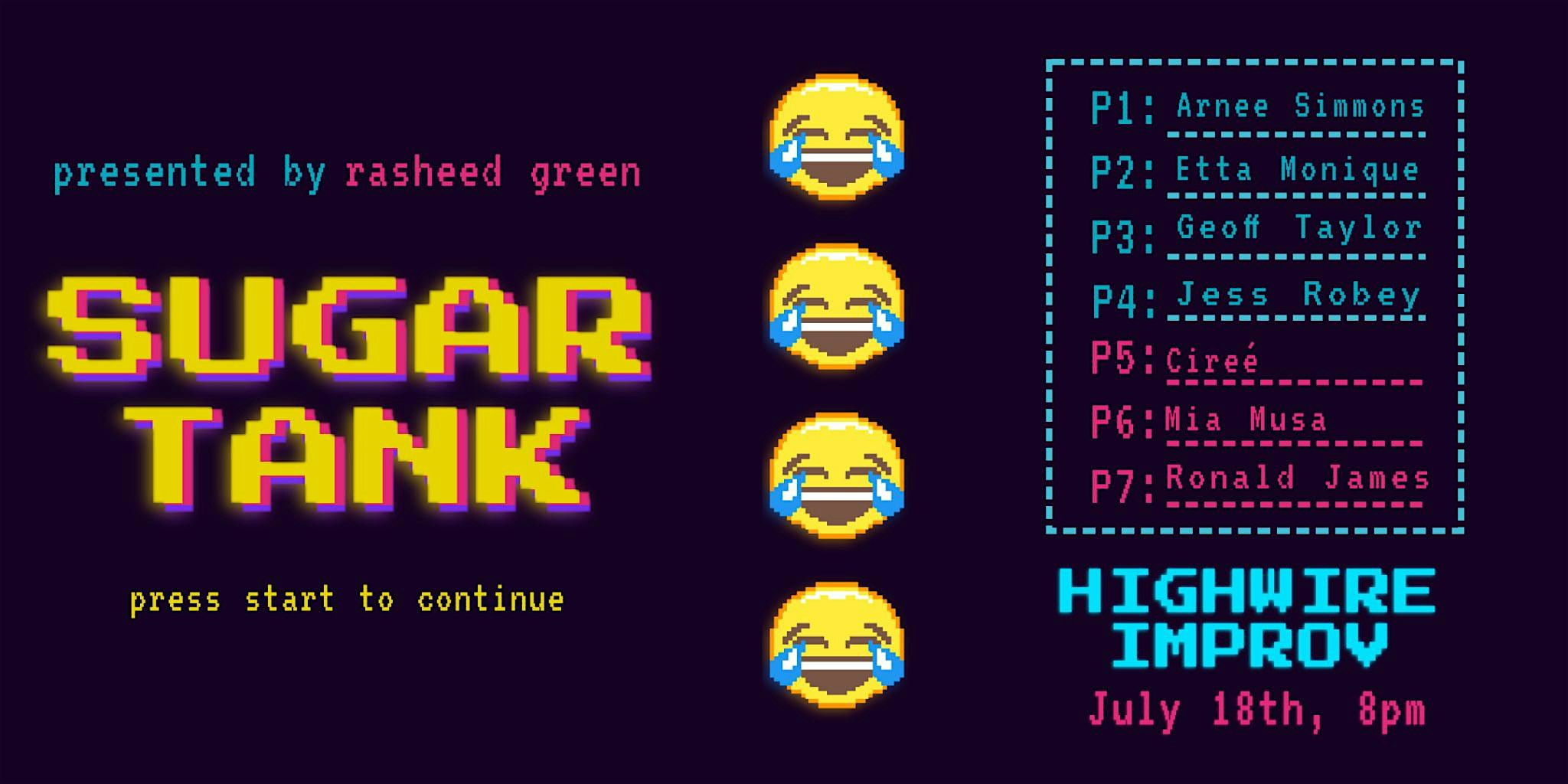 Sugar Tank: Stand-up and Improv Comedy at the Highwire Center! at Highwire Improv – Baltimore, MD