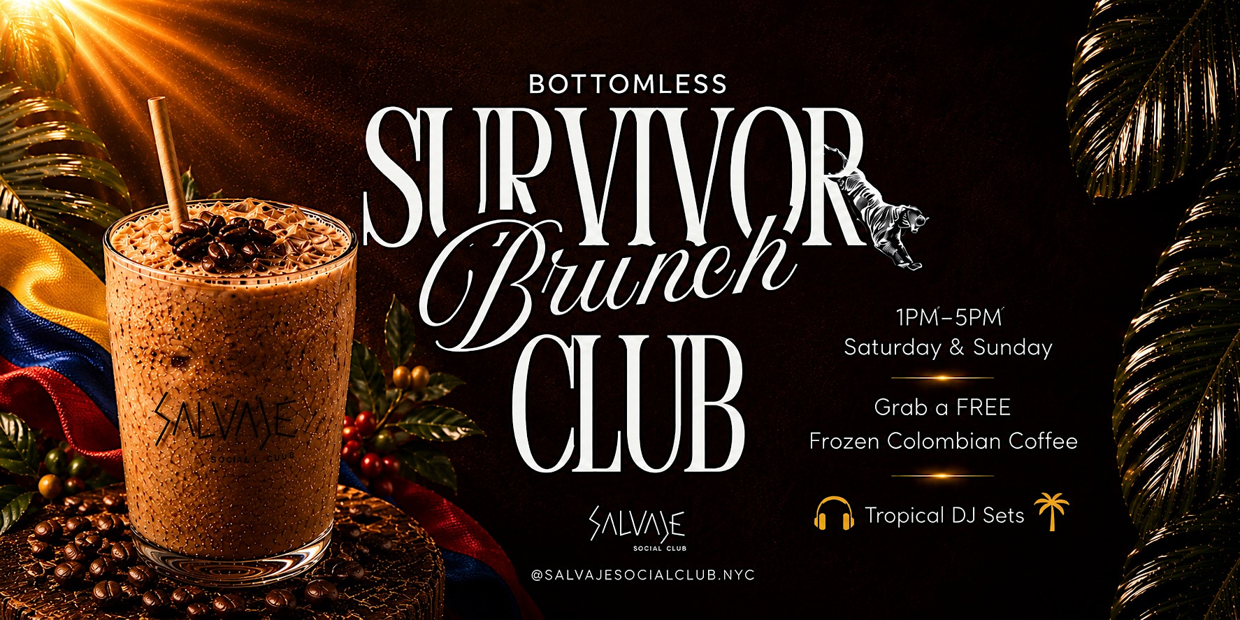 NYC Bottomless Survivor Brunch + Beats at Salvaje Social Club NYC – Queens, NY