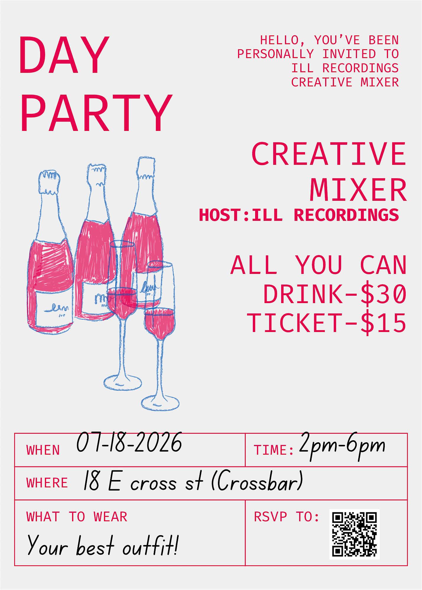 ILL Recordings Day Party at Cross Bar – Baltimore, MD